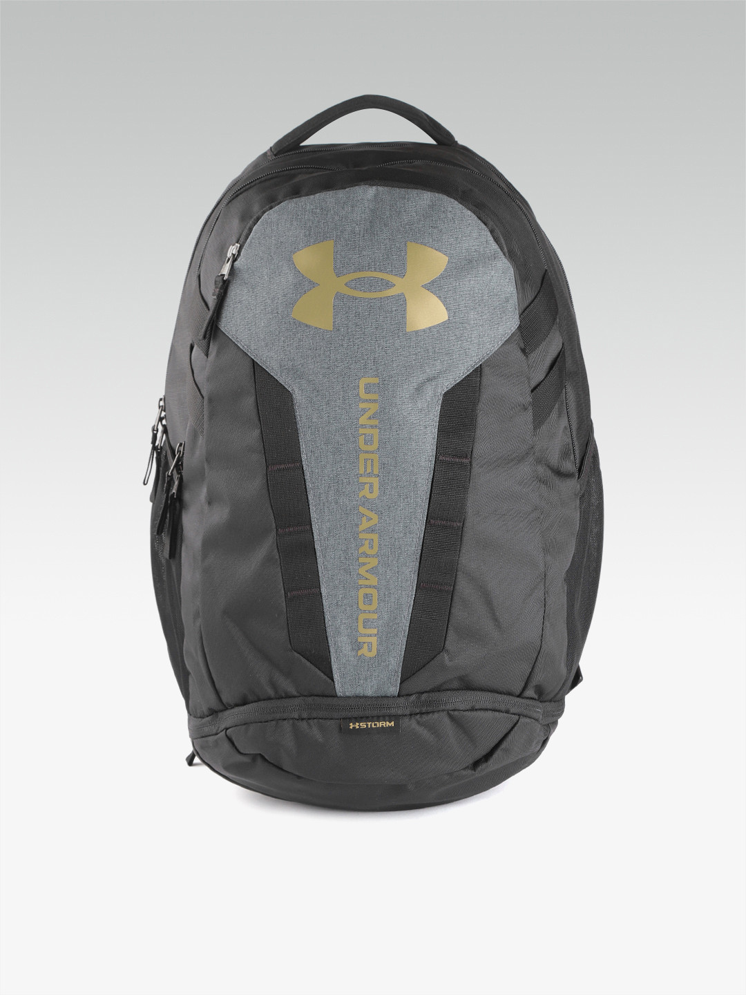 

UNDER ARMOUR Unisex Black Brand Logo Print 15 Inch Hustle 5.0 Laptop Backpack