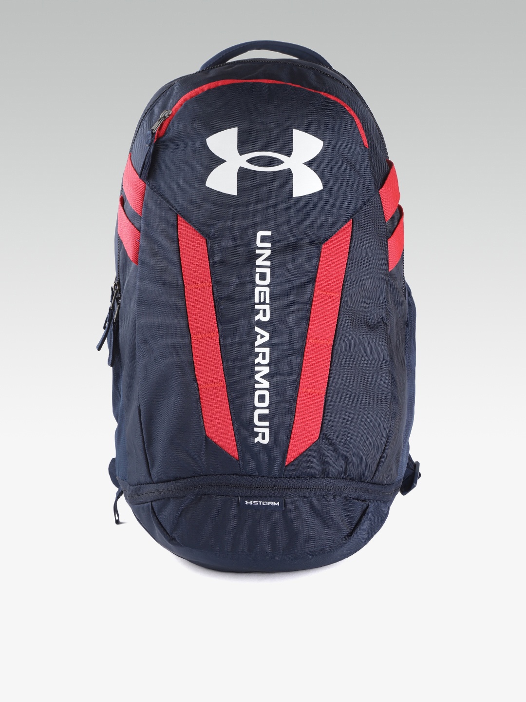 

UNDER ARMOUR Unisex Navy Blue Brand Logo Print 15 Inch Hustle 5.0 Laptop Backpack