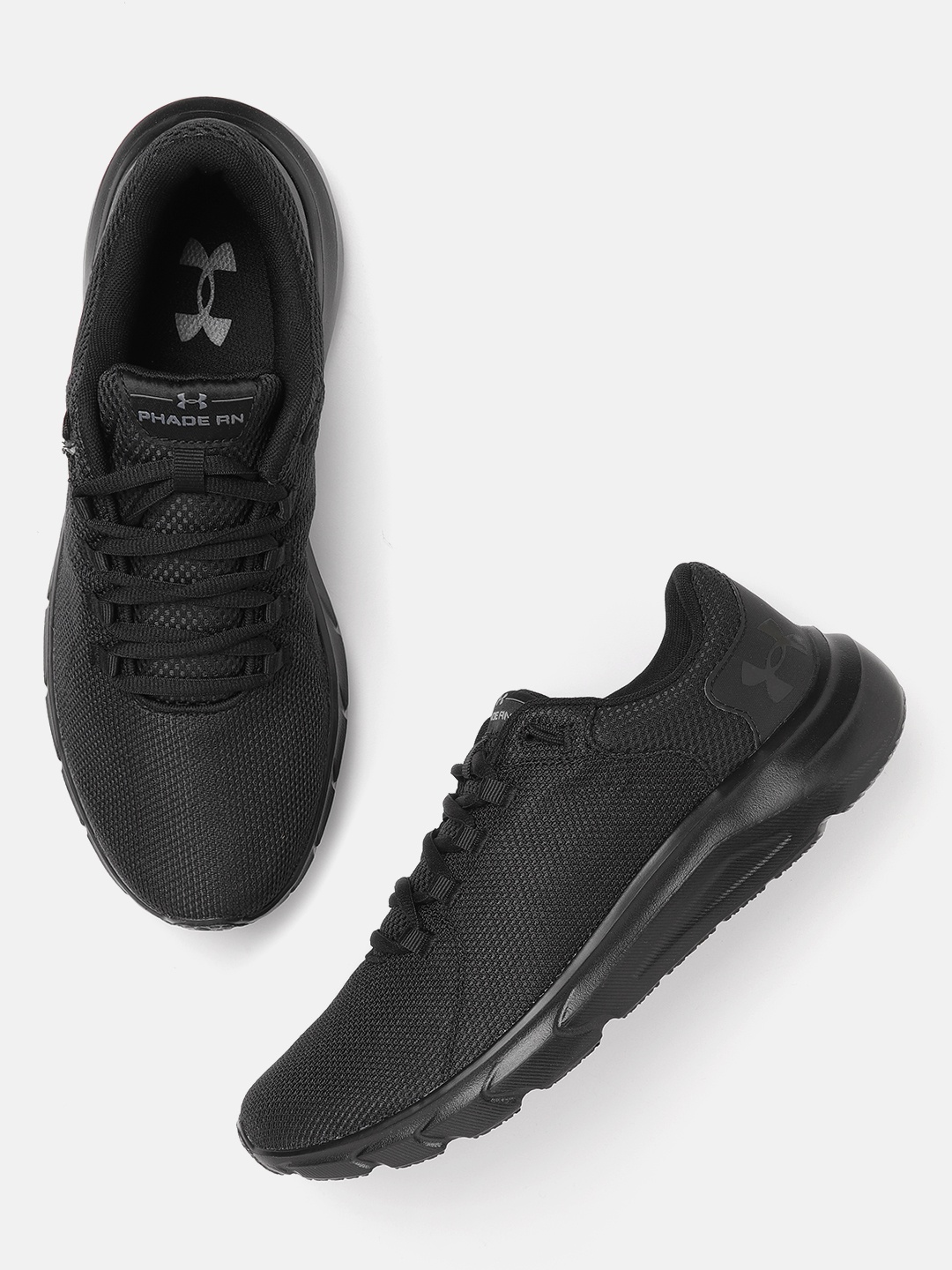 

UNDER ARMOUR Men Black Phade Running Shoes