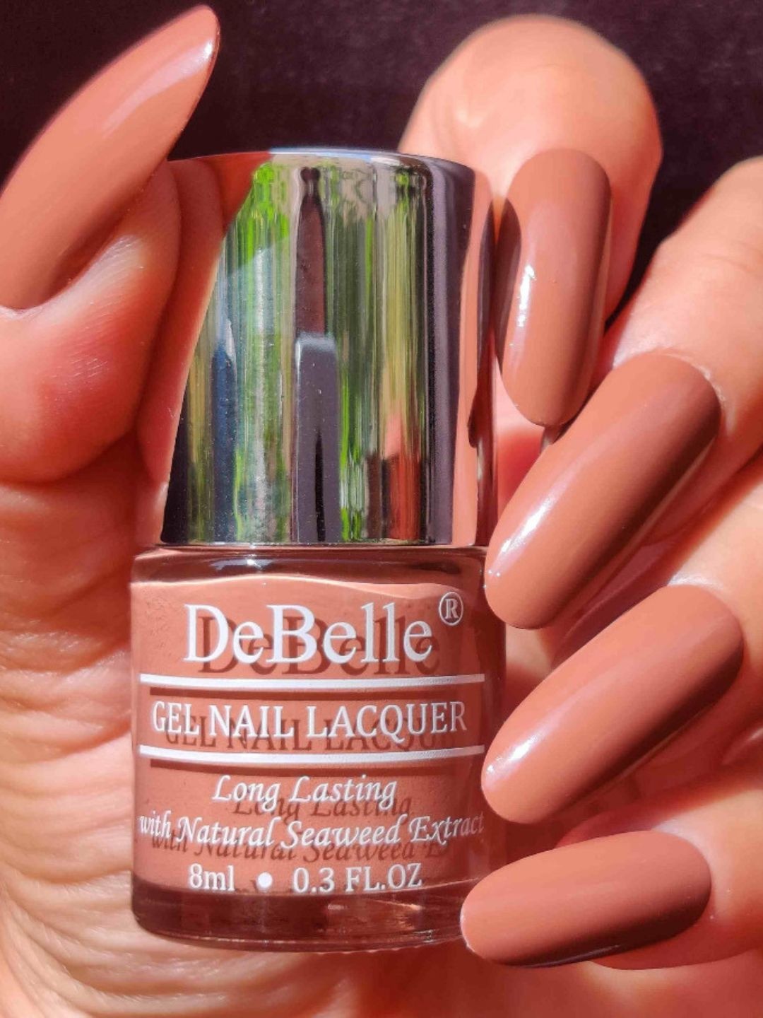 

DeBelle Gel Nail Lacquer - Toffee Rose 8 ml, Brown