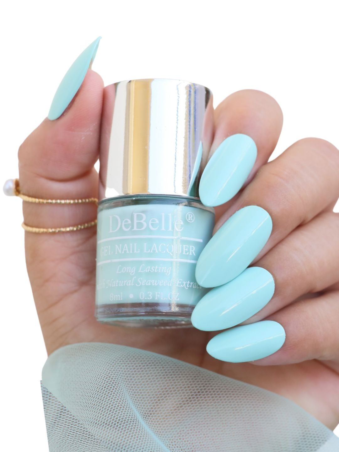 

DeBelle Women Sea Green Gel Nail Lacquer - Mint Amour 8 ml