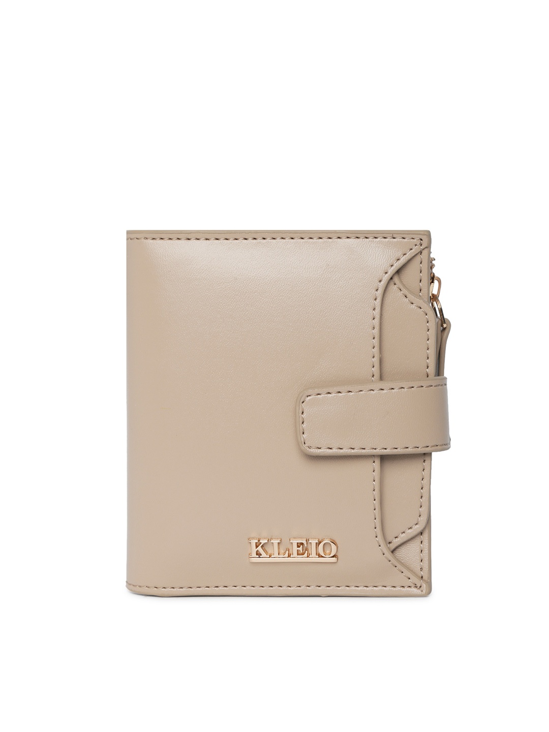

KLEIO Women Vegan Multi Slot Card Holder Wallet, Beige