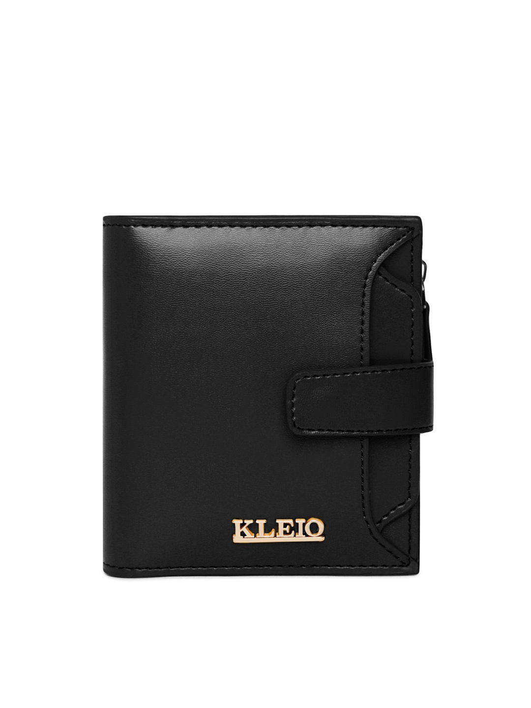 

KLEIO Women Vegan Multi Slot Card Holder Wallet, Black