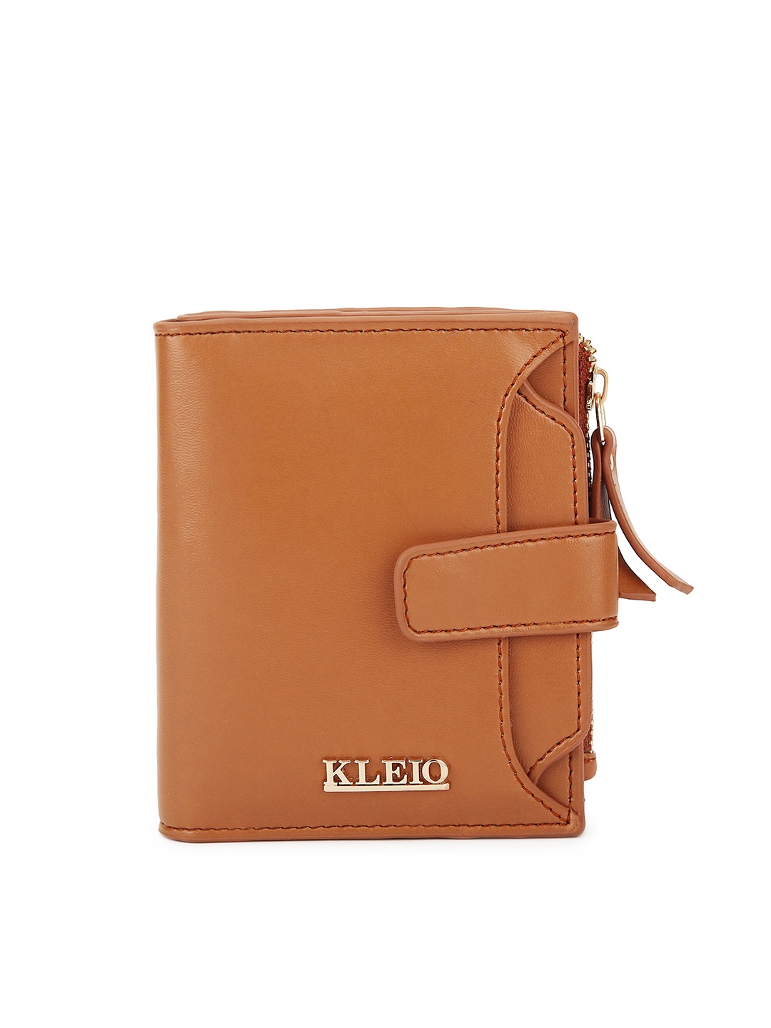 

KLEIO Women Vegan Multi Slot Card Holder Wallet, Brown