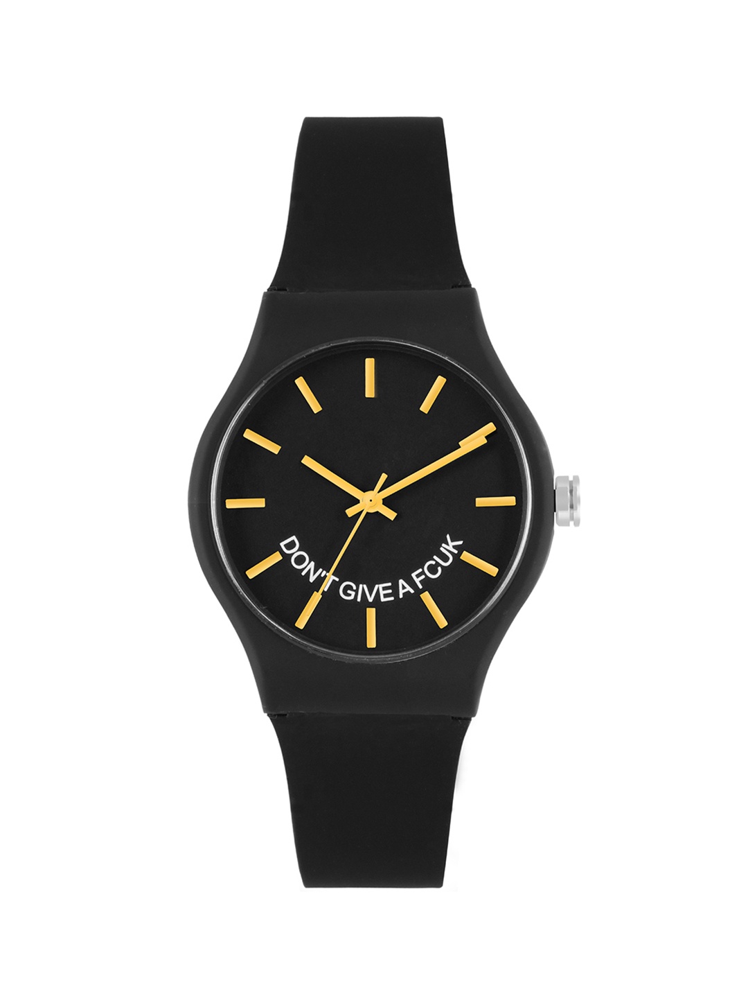 

FCUK Unisex Black Dial & Black Straps Analogue Watch