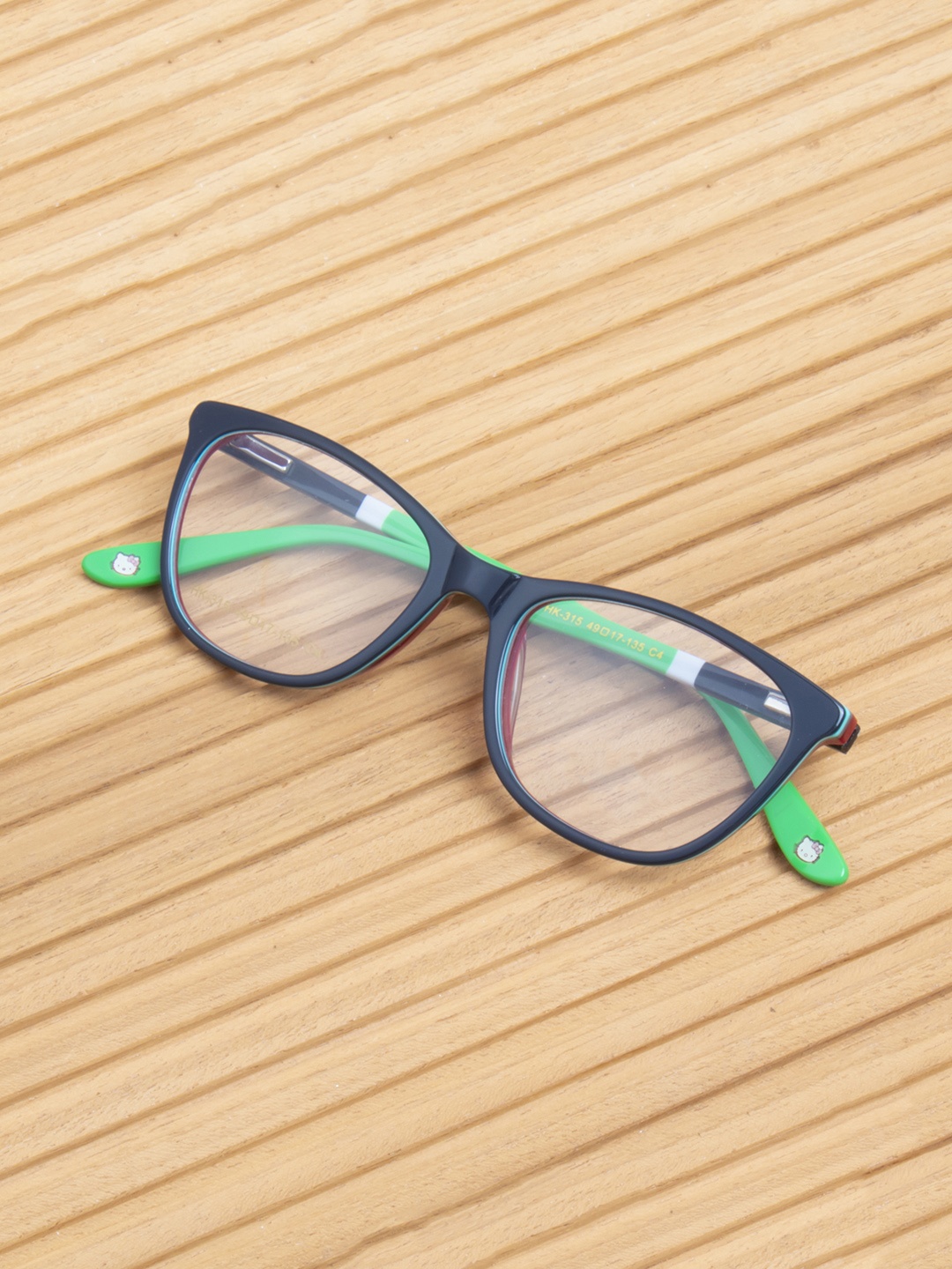 

Ted Smith Women Green & Black Full Rim Square Frames Eyeglasses