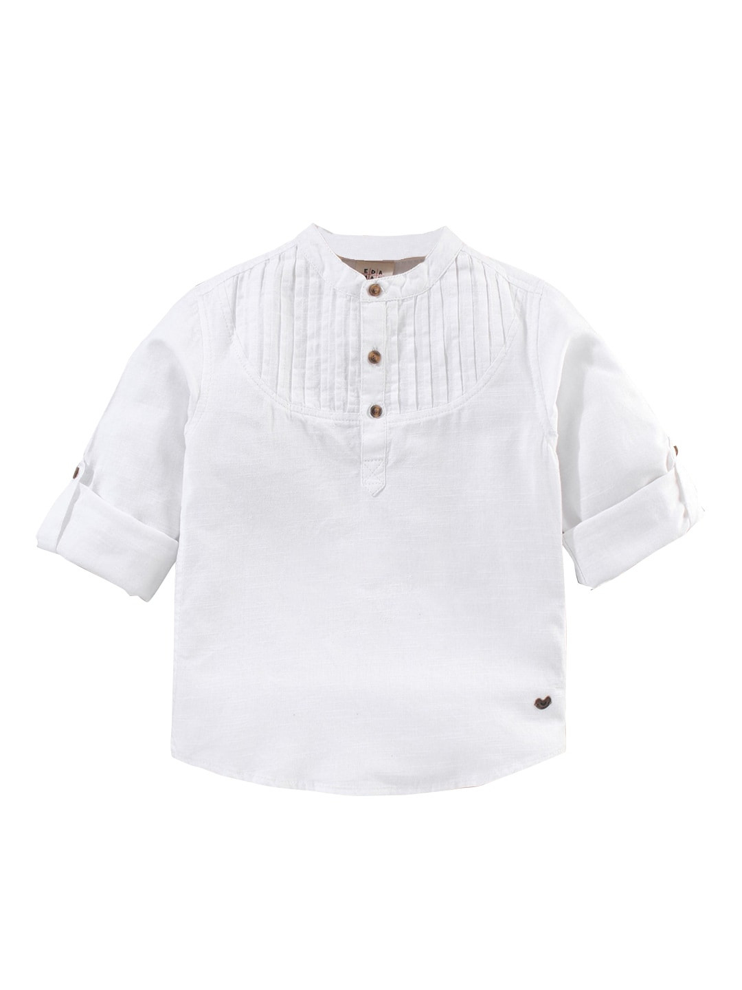 

Ed-a-Mamma Boys White Casual Sustainable Shirt
