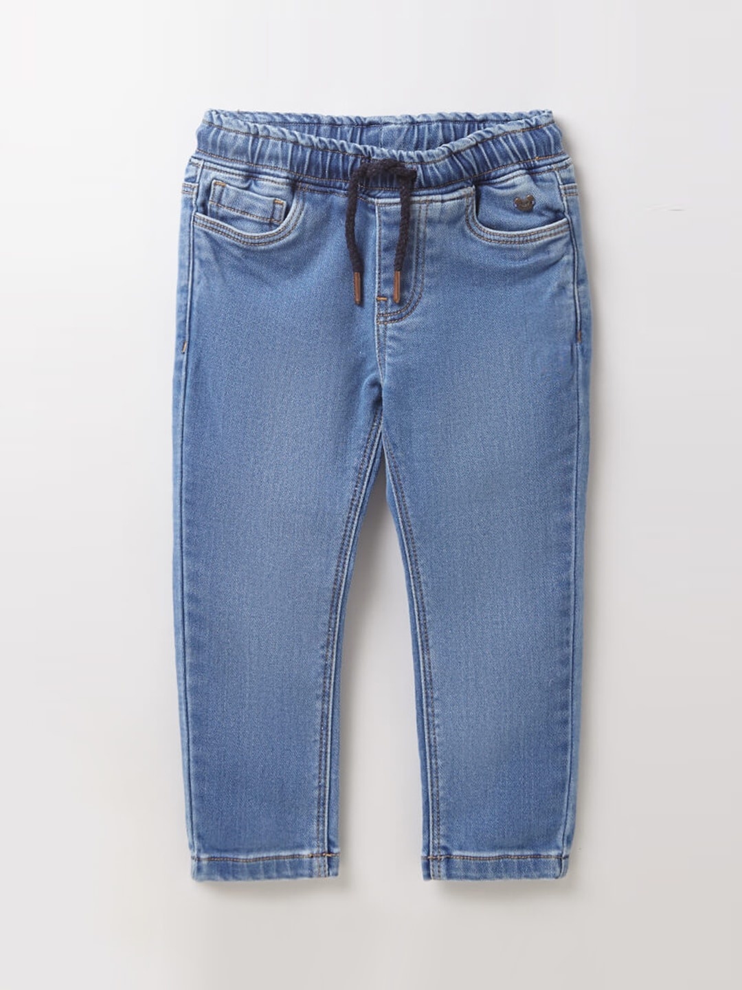 

Ed-a-Mamma Boys Blue Heavy Fade Sustainable Jeans