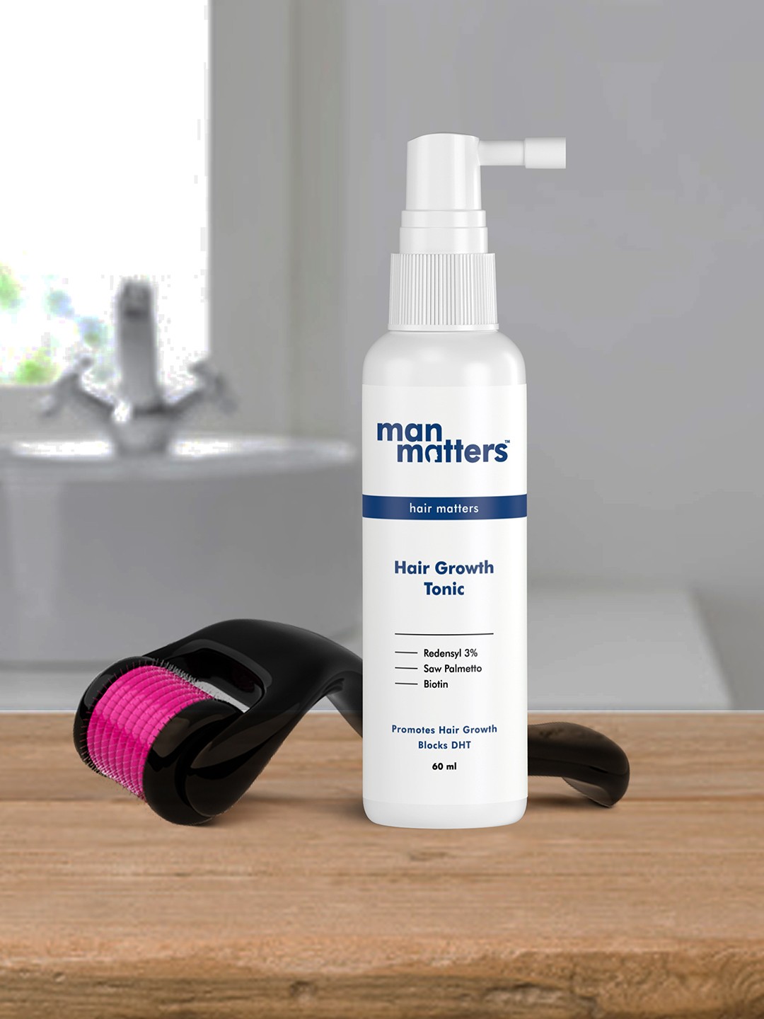 

Man Matters Hair Growth Kit with Tonic and Activator, Blue
