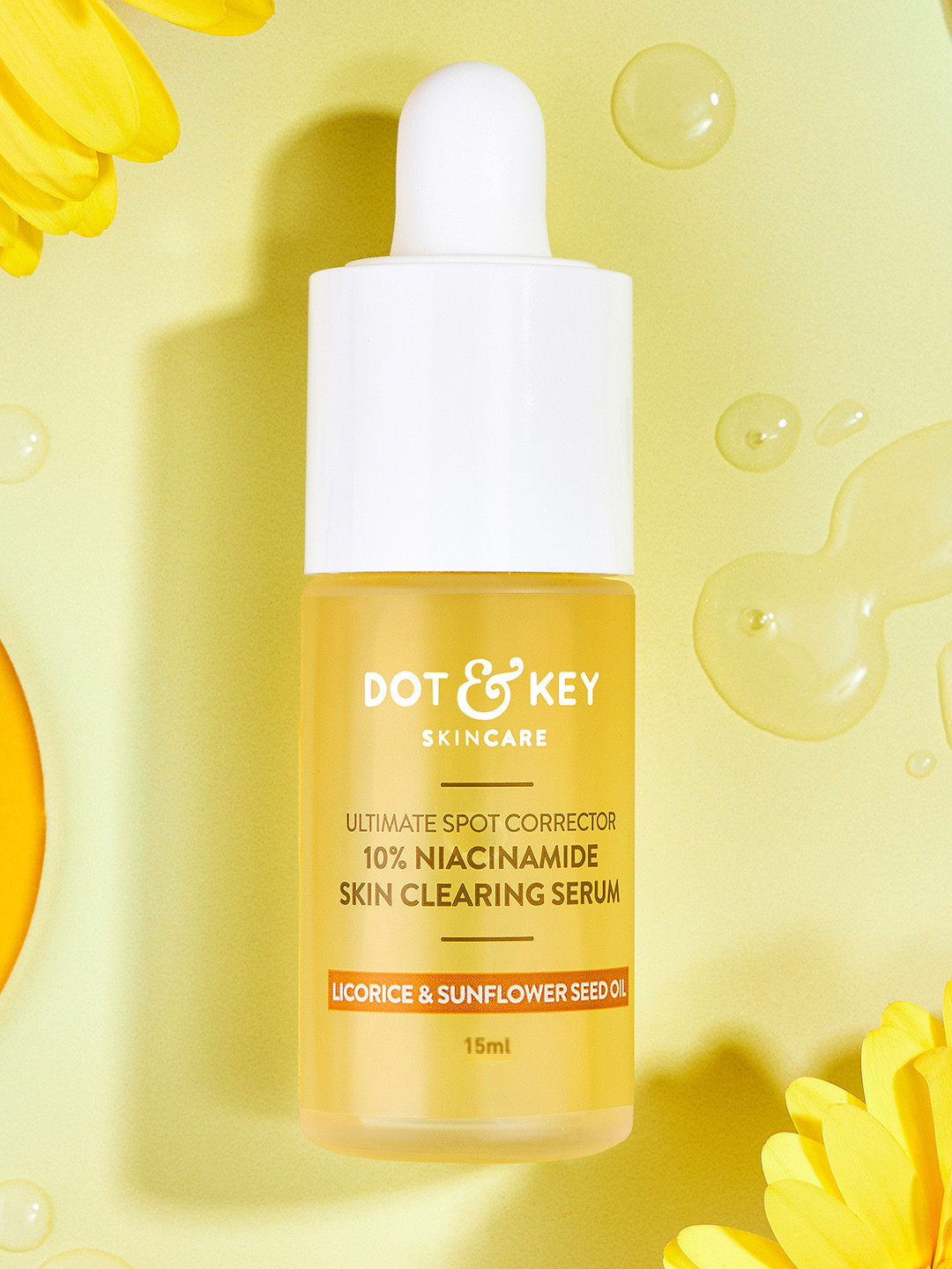 

DOT & KEY 10% Niacinamide Spot Reduction Face Serum with Zinc for Acne & Dark Spots- 15 ml, Yellow