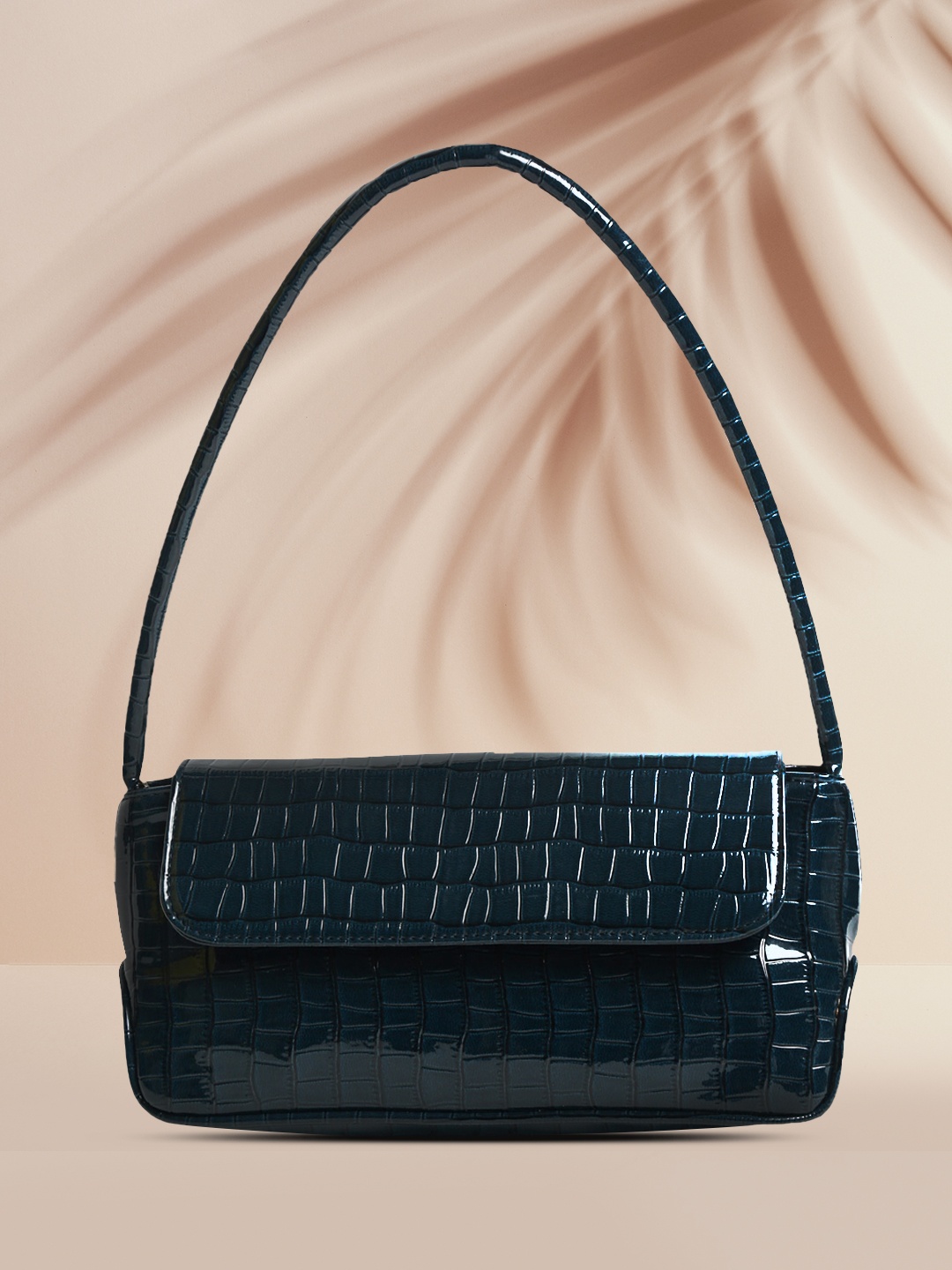 

Apsis Women Blue Animal Textured Structured Handheld Bag