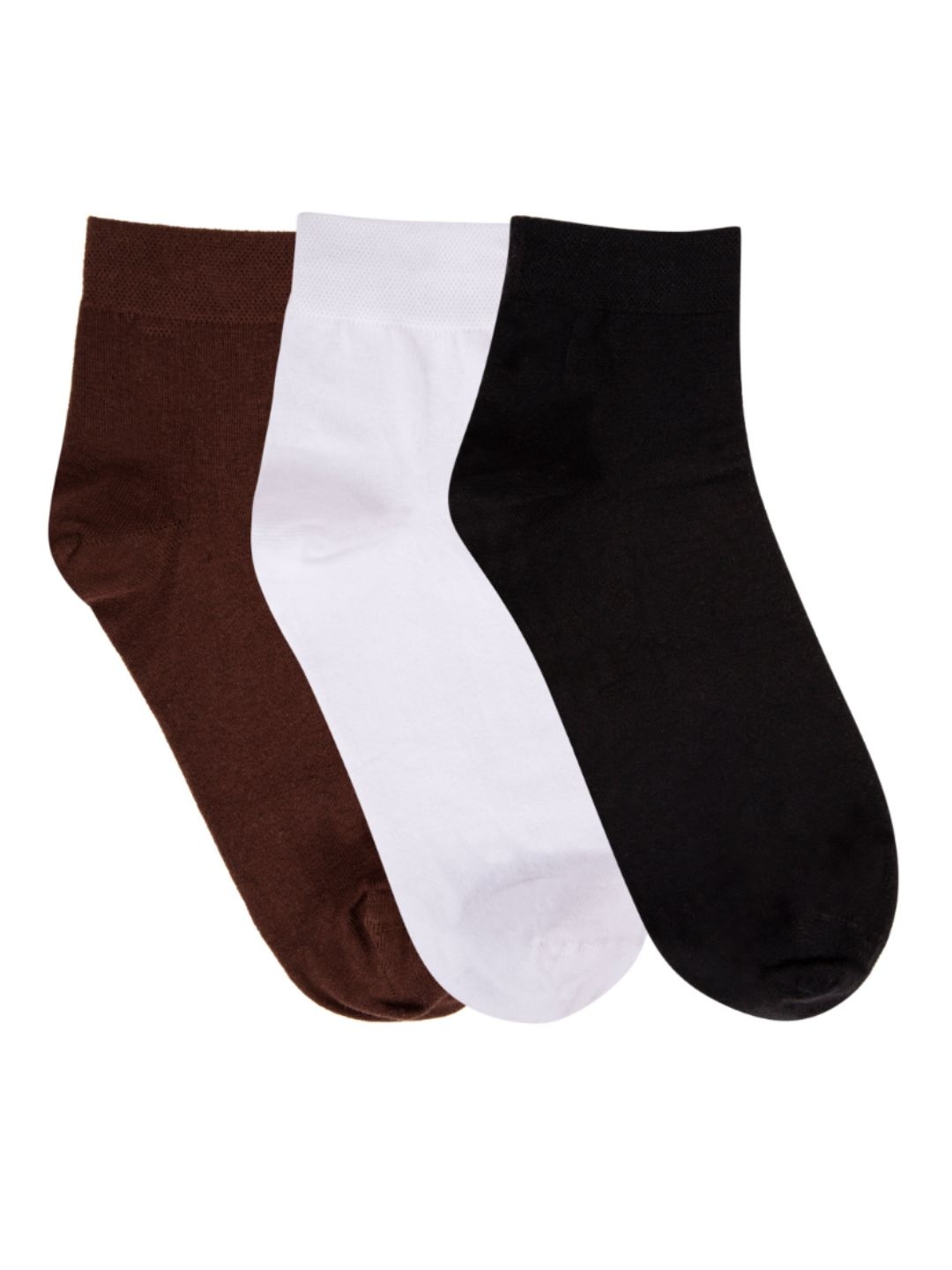 N2S NEXT2SKIN Men Pack Of 3 Assorted Ankle-Length Socks
