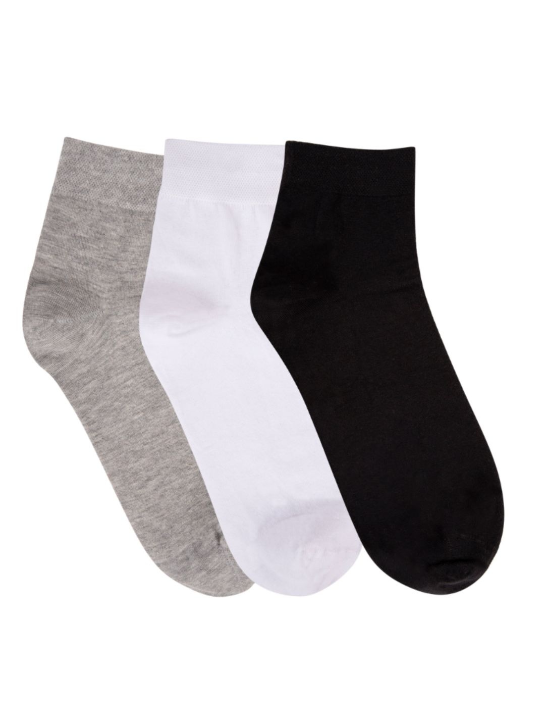 

N2S NEXT2SKIN Men Pack of 3 Assorted Ankle-Length Cotton Socks
