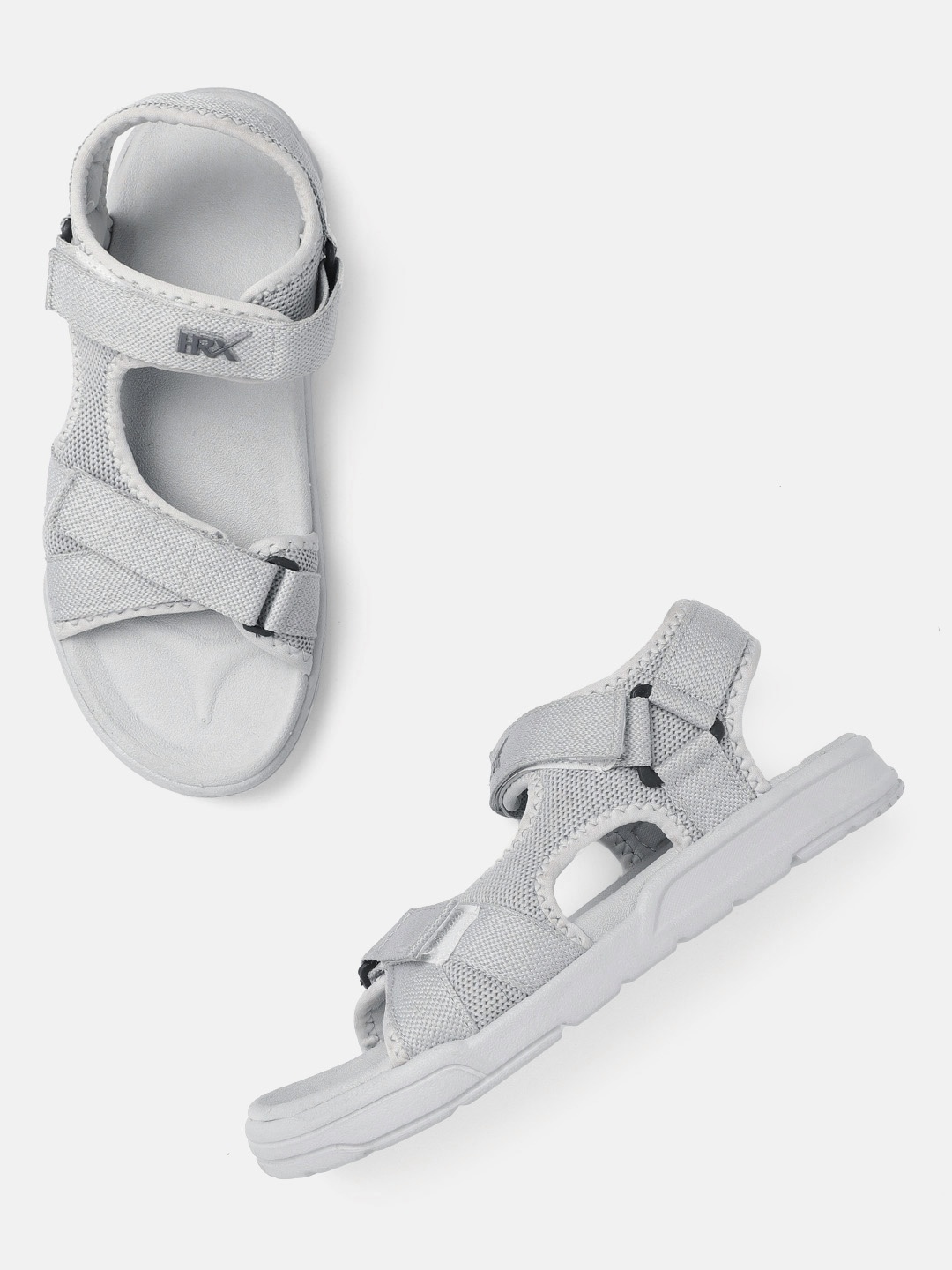 

HRX by Hrithik Roshan Men Hook & Loop Athleisure Sandal, Grey