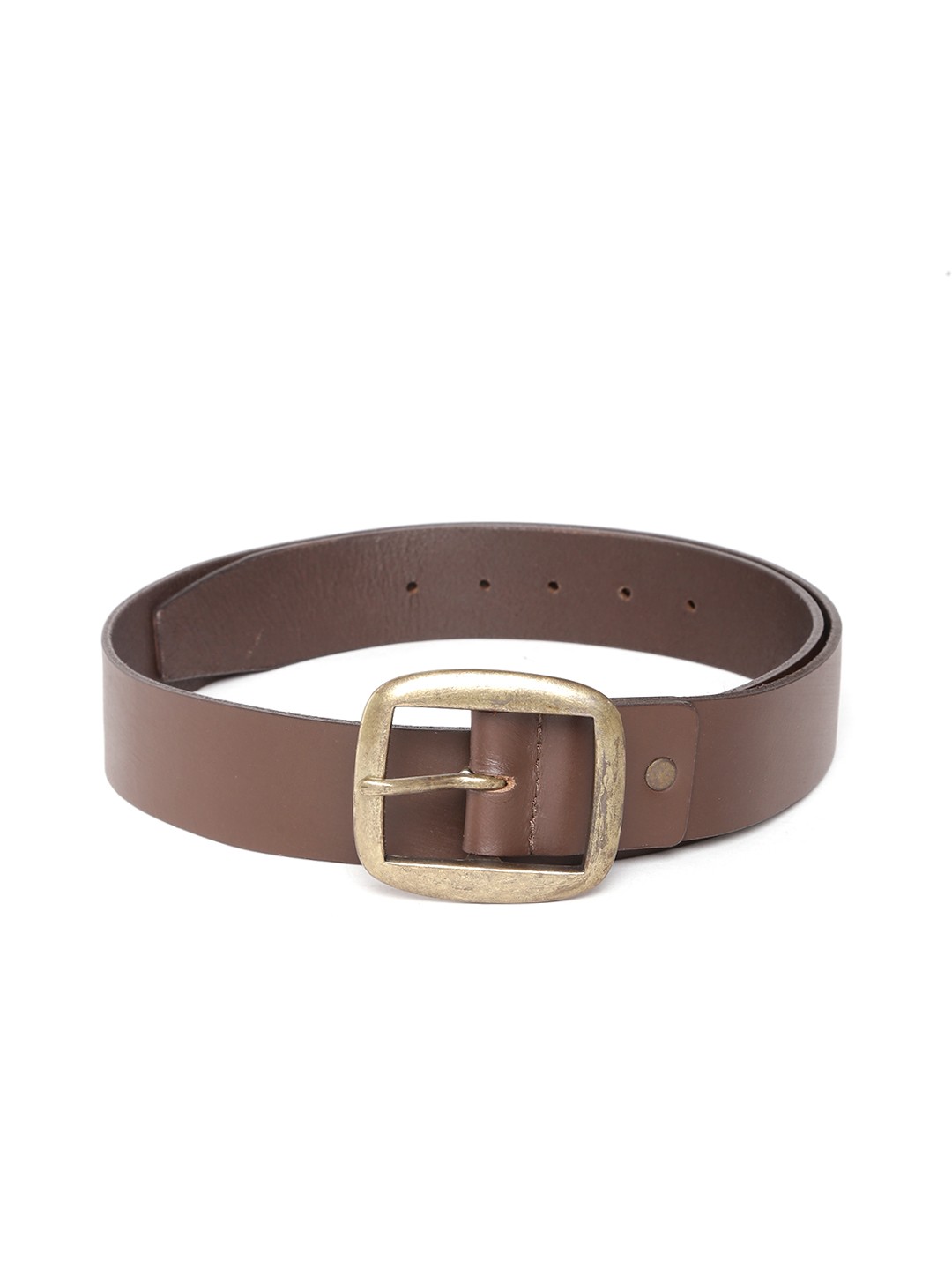 

John Players Men Brown Leather Belt