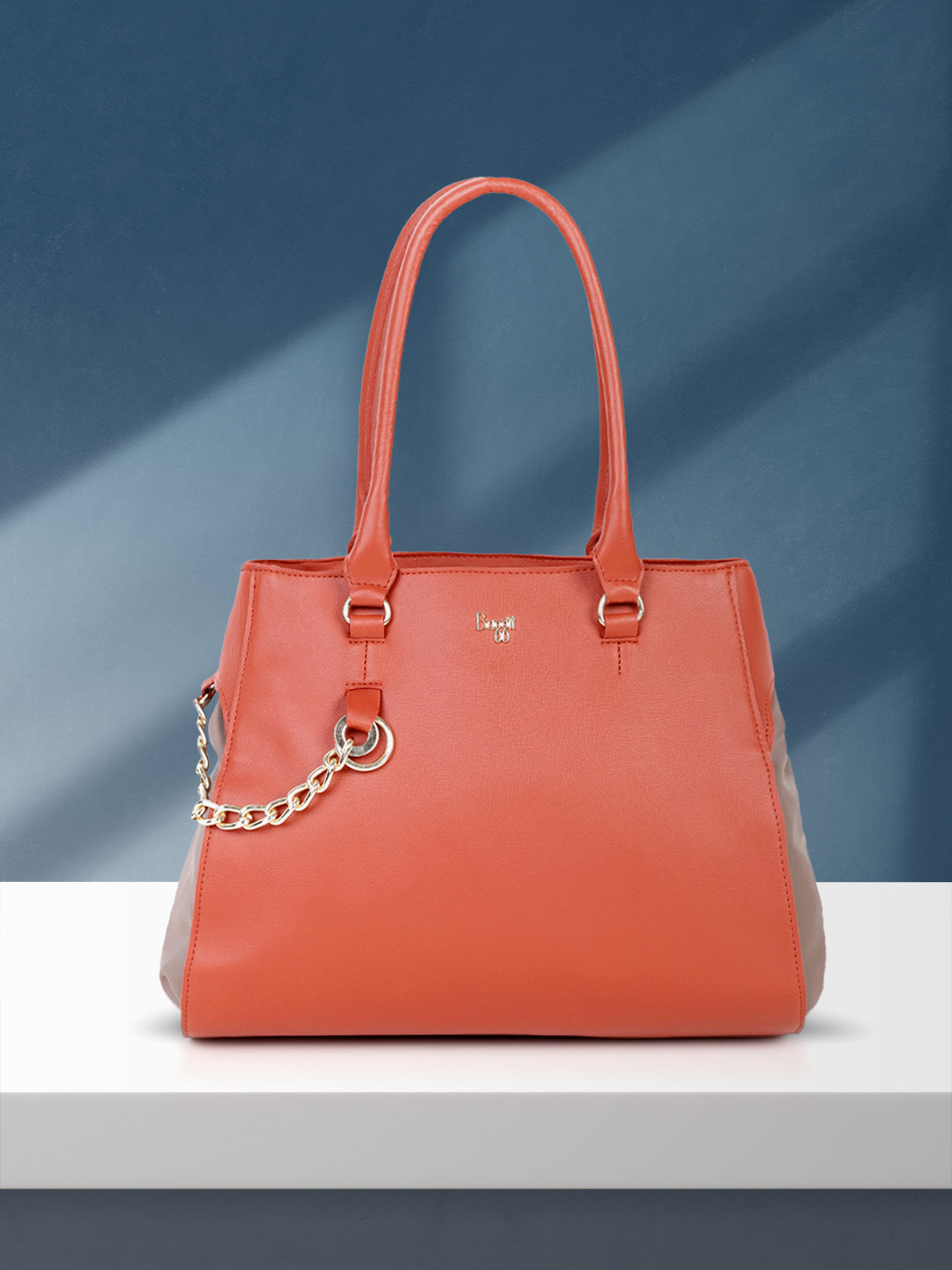 

Baggit Rust Brown Solid Shoulder Bag