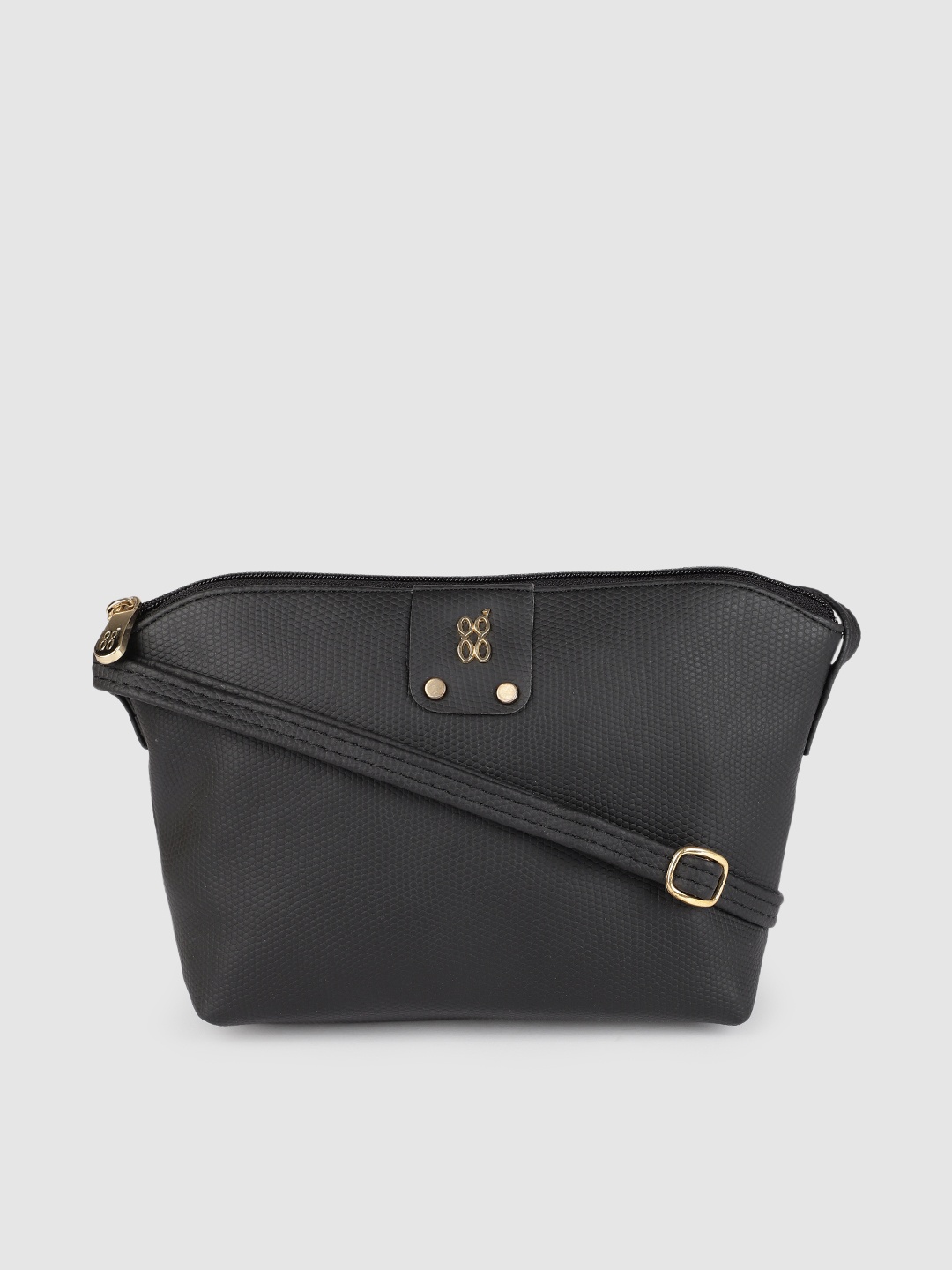 

Baggit Black Textured Sling Bag