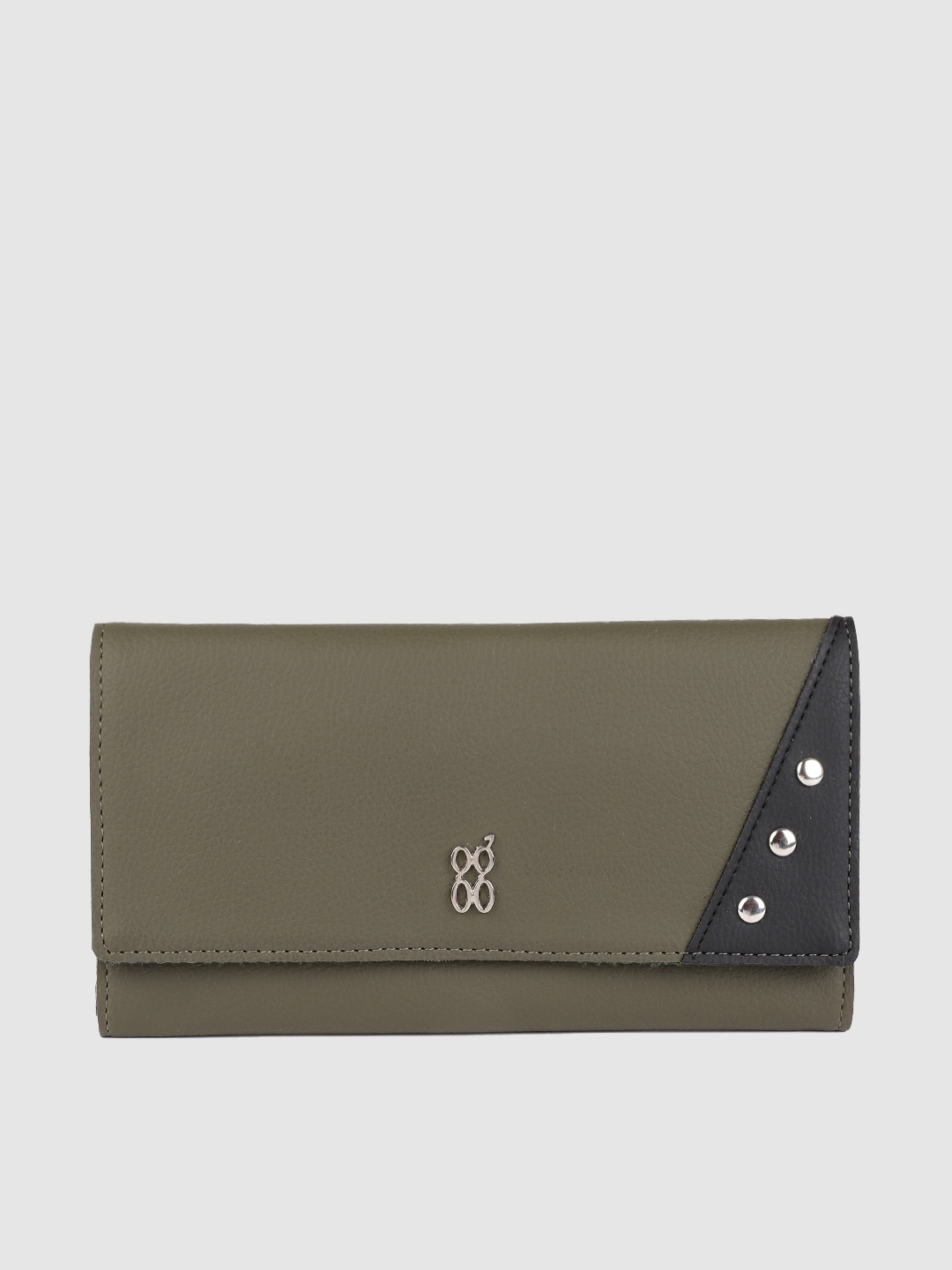 

Baggit Women Olive Green Solid Two Fold Wallet