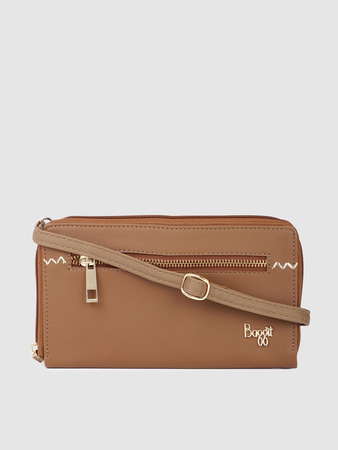 

Baggit Women Brown Zip Around Wallet
