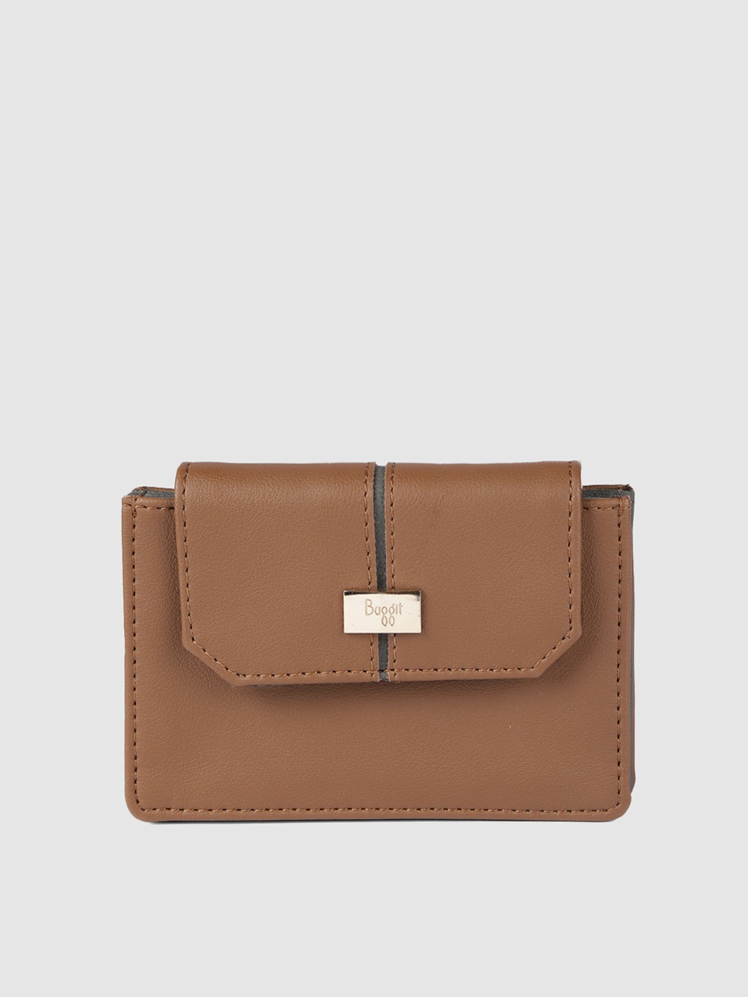 

Baggit Women Brown Solid Two Fold Wallet