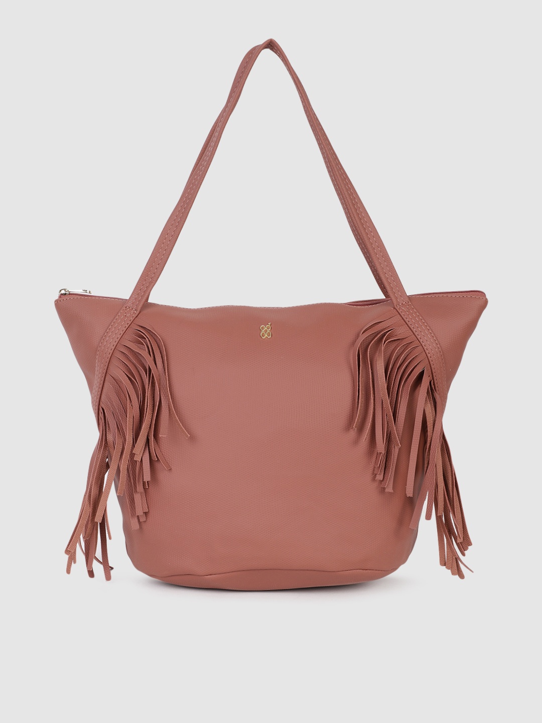 

Baggit Rust Brown LXE DAKOR E FLOATER Shoulder Bag With Fringes