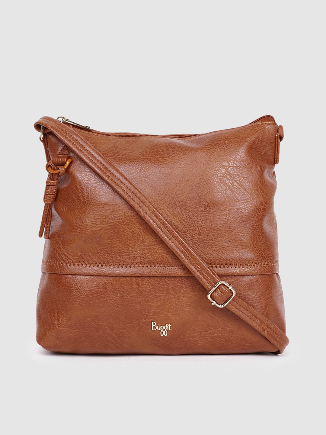 

Baggit Women Tan Solid Sling Bag