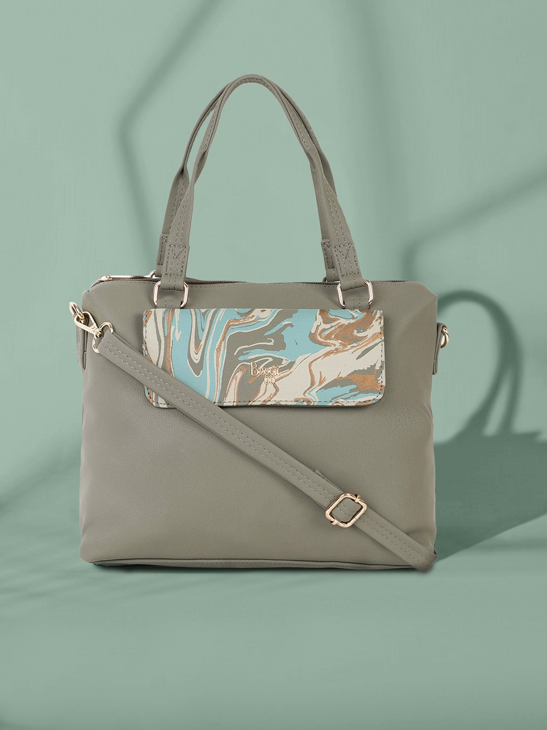 

Baggit Green L AILEE BYRON 1 GRAVITY Handheld Bag