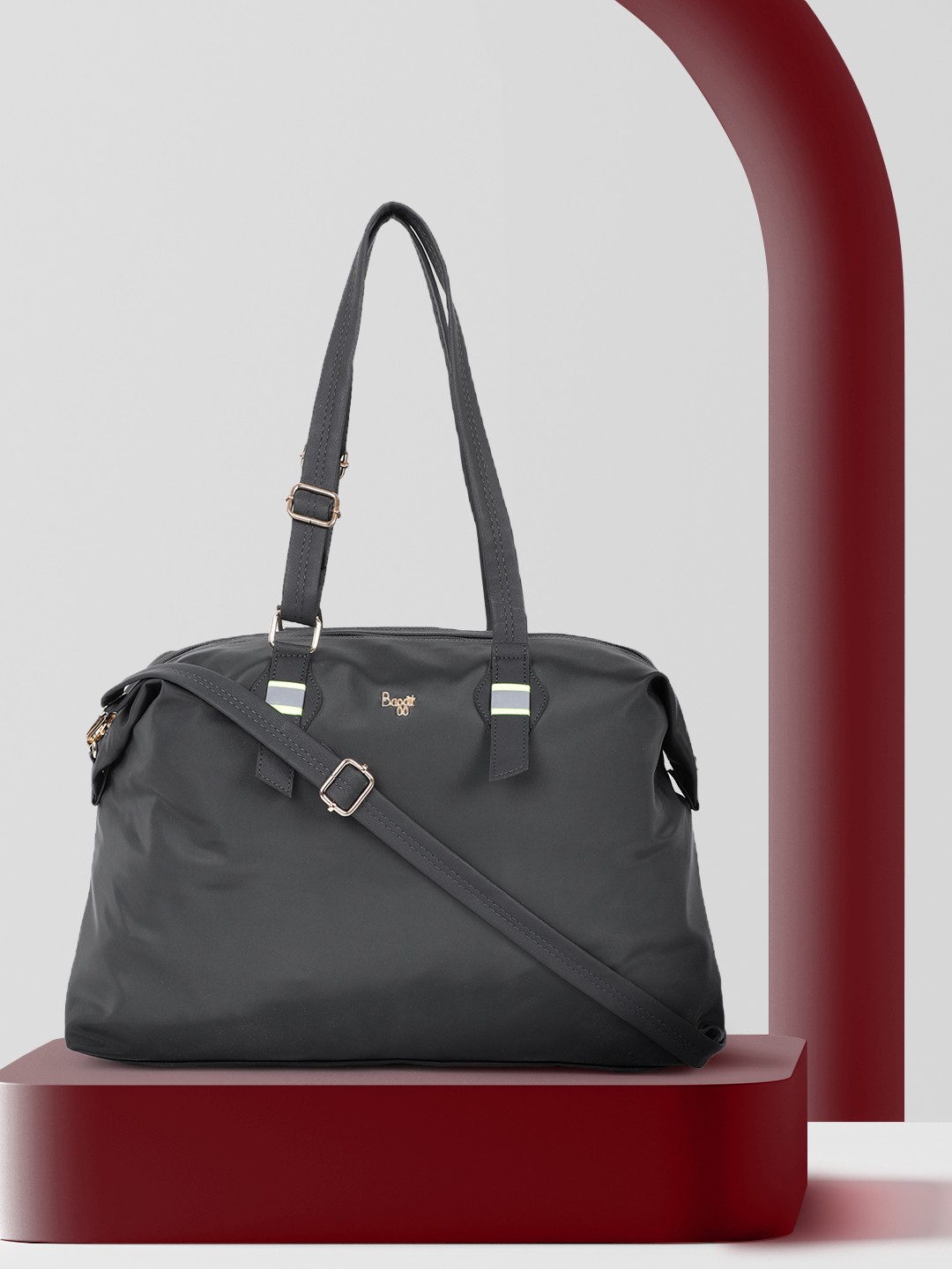 

Baggit Women Navy Blue Solid Shoulder Bag