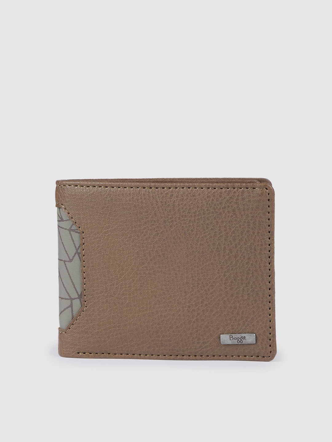 

Baggit Men Brown Solid GW CONTENDER ENGLISH Two Fold Wallet