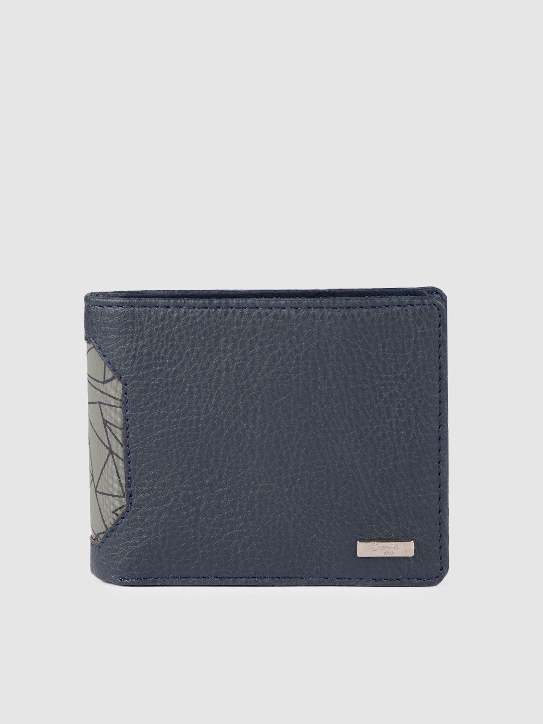 

Baggit Men Blue Solid GW CONTENDER ENGLISH Two Fold Wallet