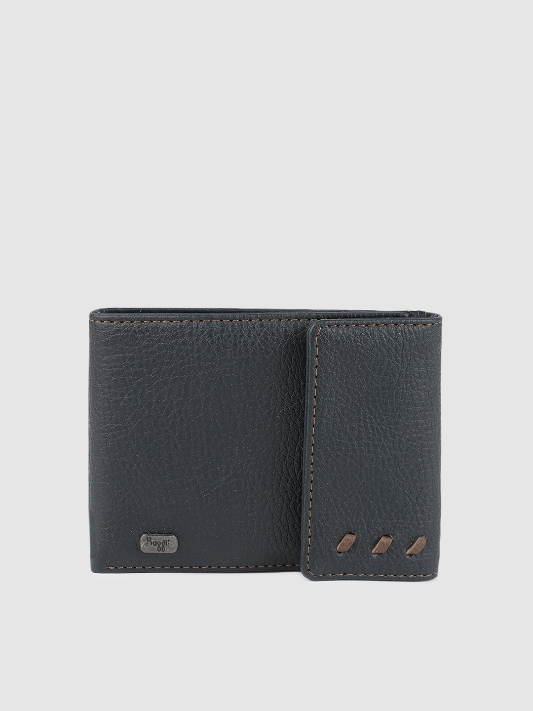 

Baggit Men Blue Solid Two Fold Wallet