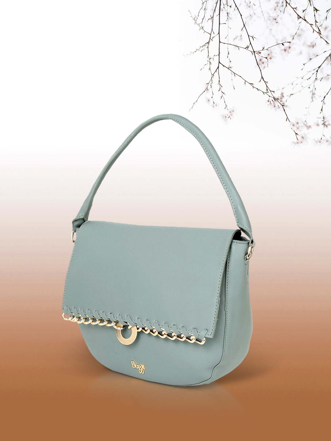 

Baggit Blue Structured Handheld Bag