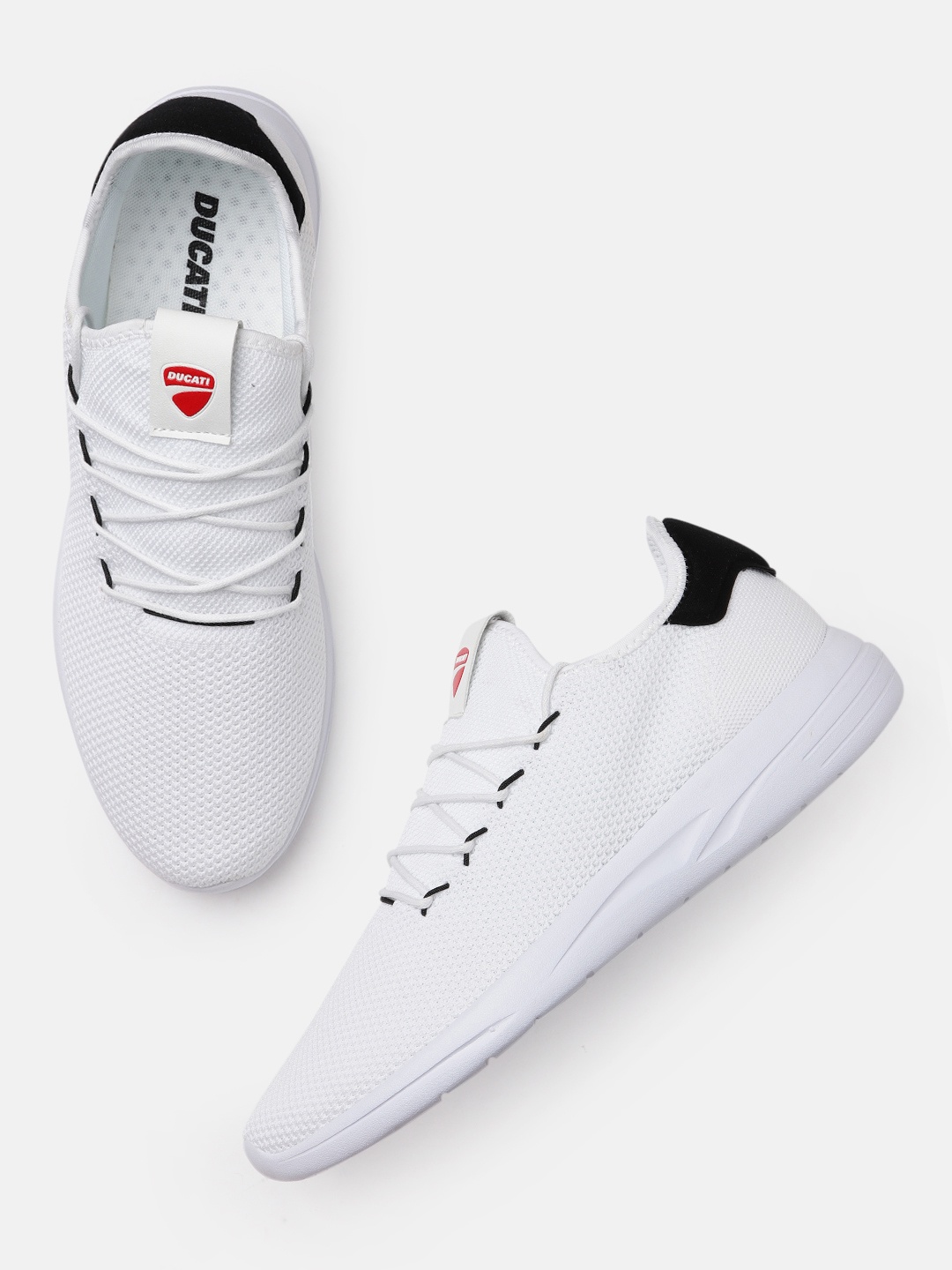 

Ducati Men White Solid Sneakers