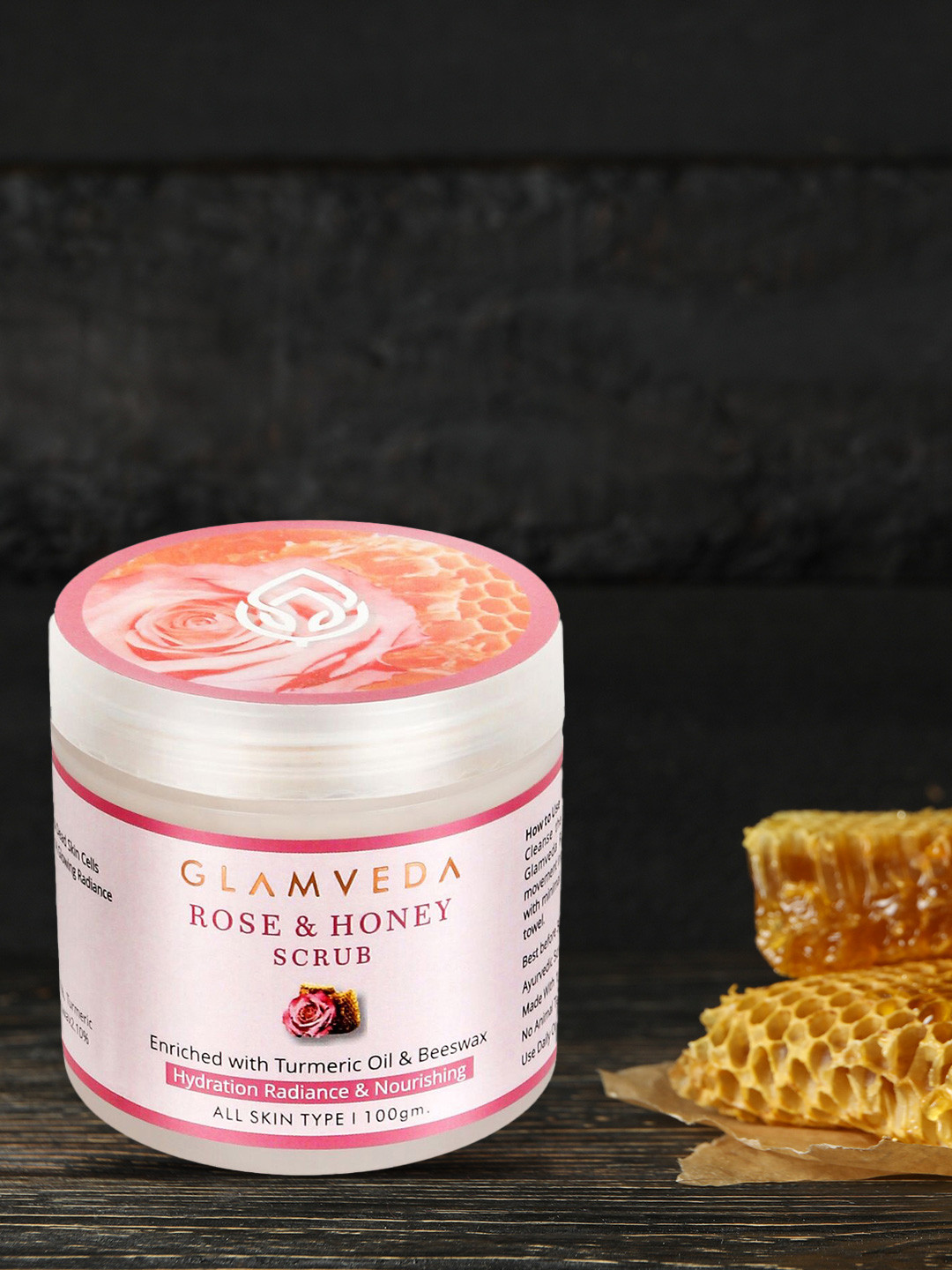 

Glamveda Rose & Honey Hydrating Scrub