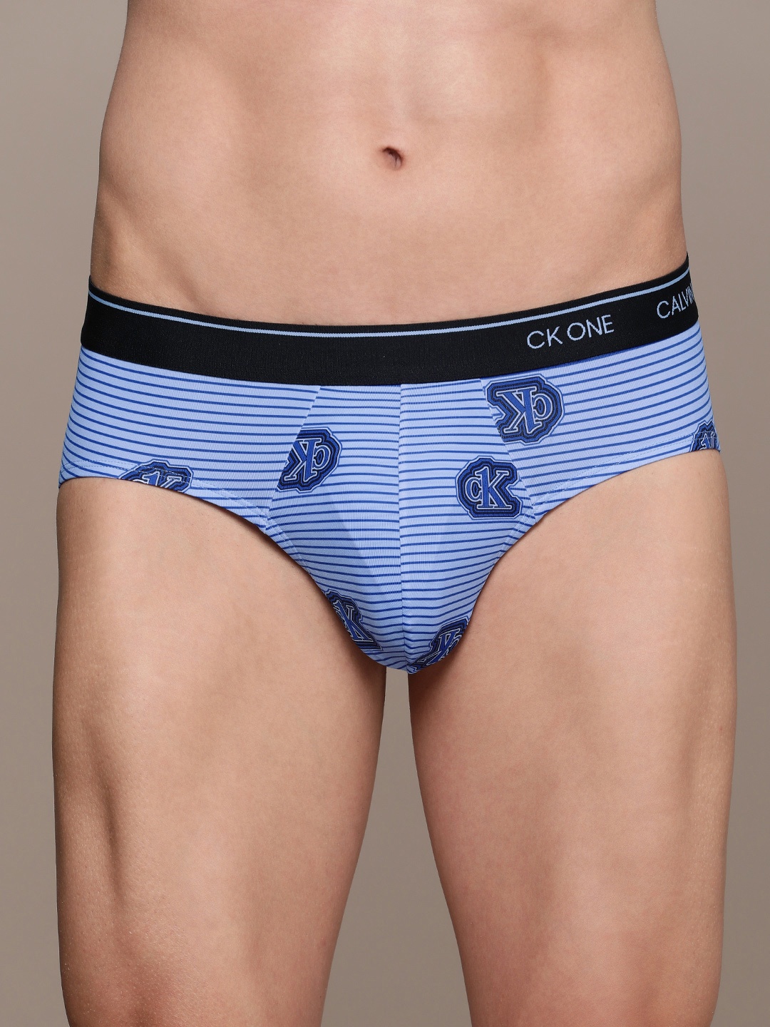 

Calvin Klein Underwear Men Blue Striped Hipster Briefs NB2224V3S