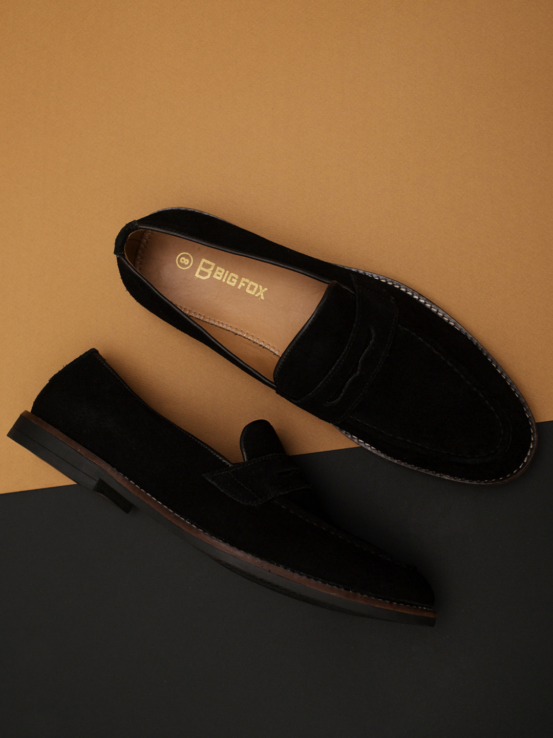 

Big Fox Men Black Loafers
