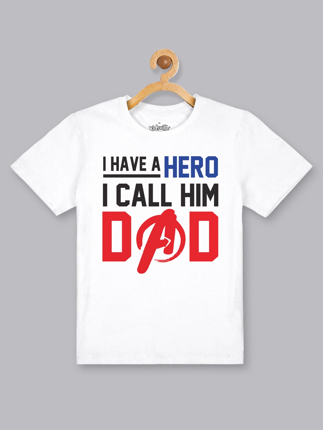 

Kids Ville Boys White Avengers Printed Cotton Pure Cotton T-shirt