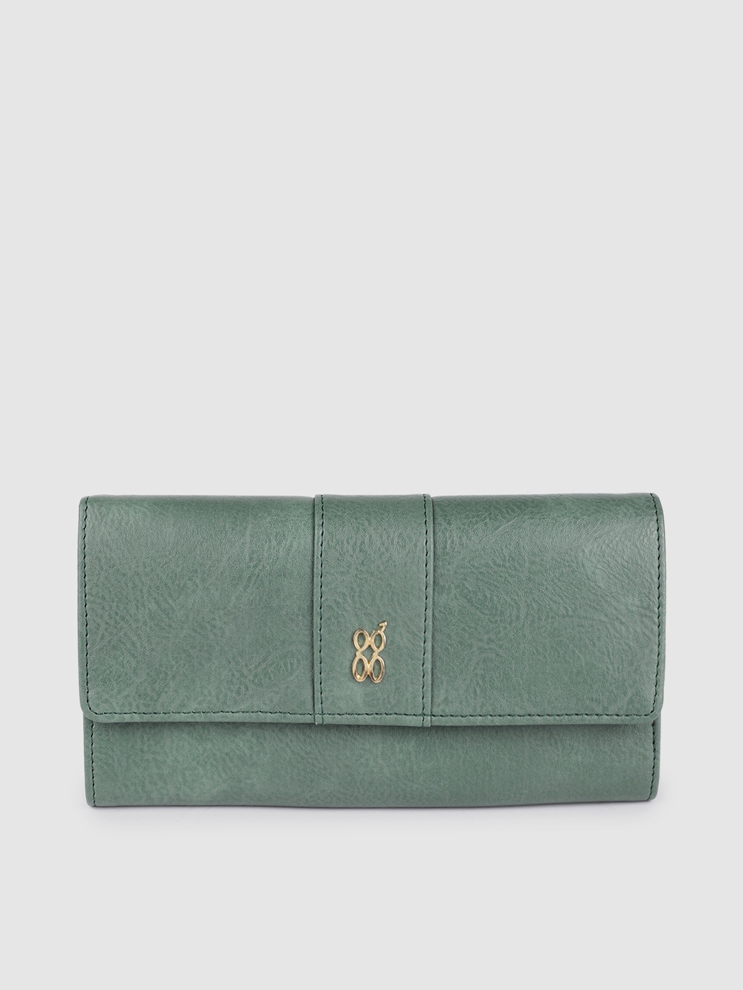 

Baggit Women Green Solid LWXE NIXON CHEL Two Fold Wallet