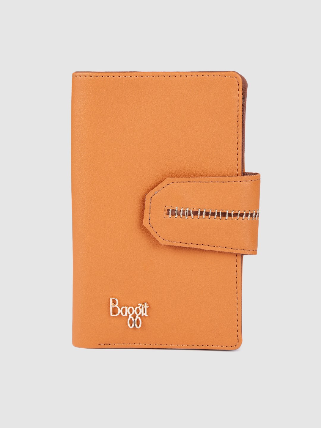 

Baggit Women Orange Solid Two Fold Wallet