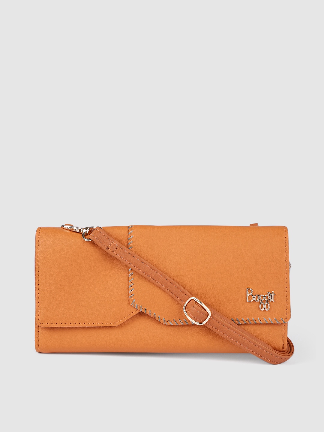 

Baggit Women Orange Solid Two Fold Wallet