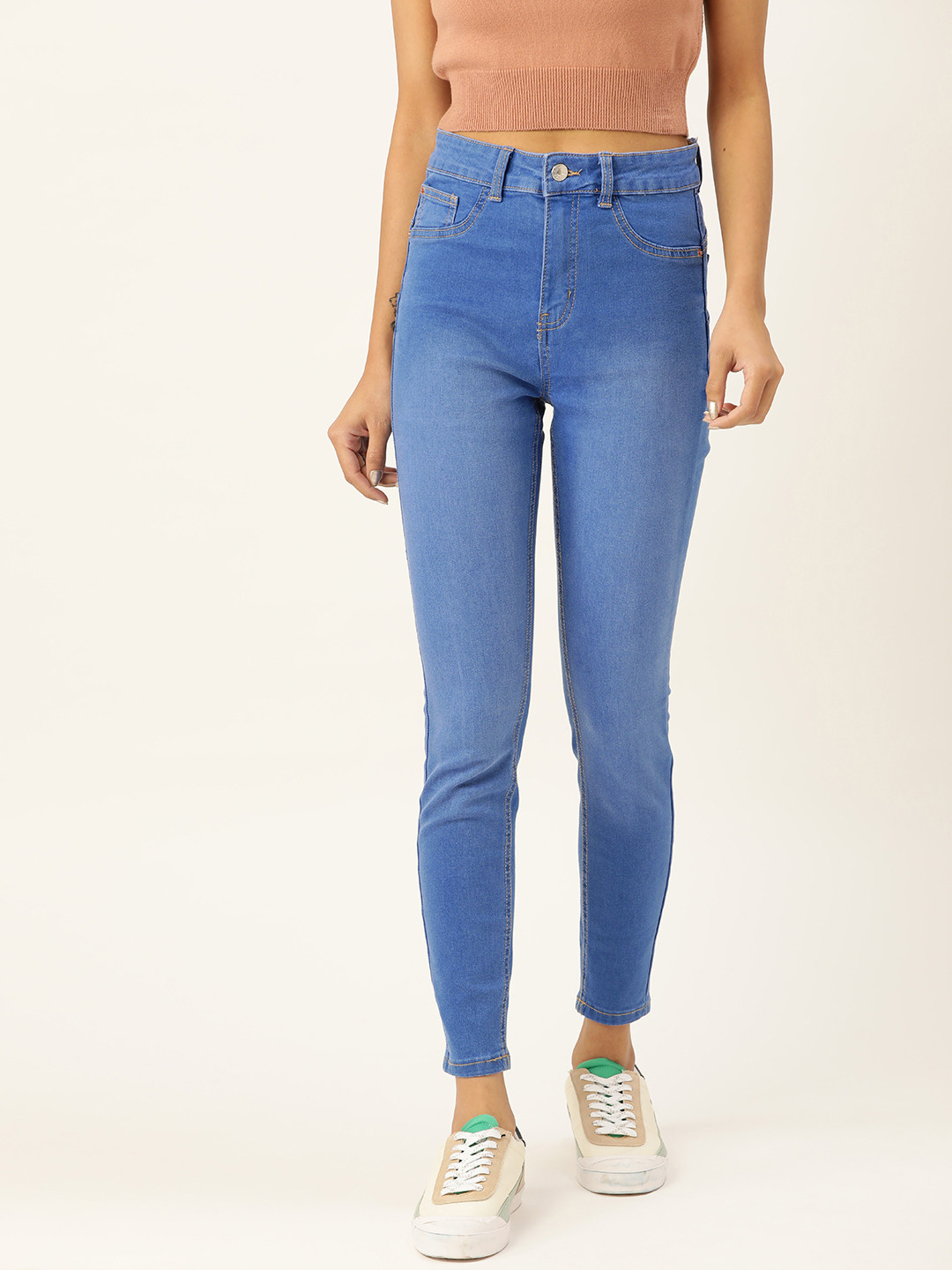 

Malachi Women Blue Skinny Fit High-Rise Stretchable Jeans