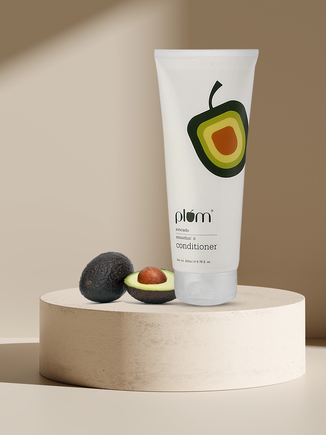 

Plum Avocado Smoothin' It Conditioner with Shea Butter & Almond Oil - 200 ml, White