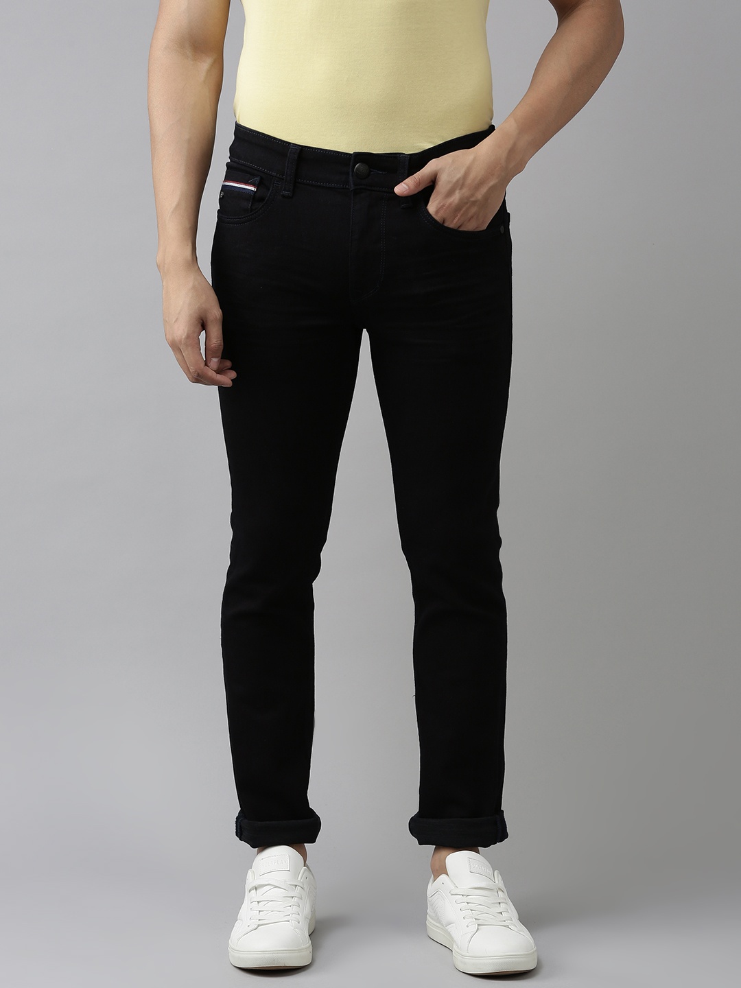 

U.S. Polo Assn. Denim Co. Men Navy Blue Regallo Skinny Fit Stretchable Jeans