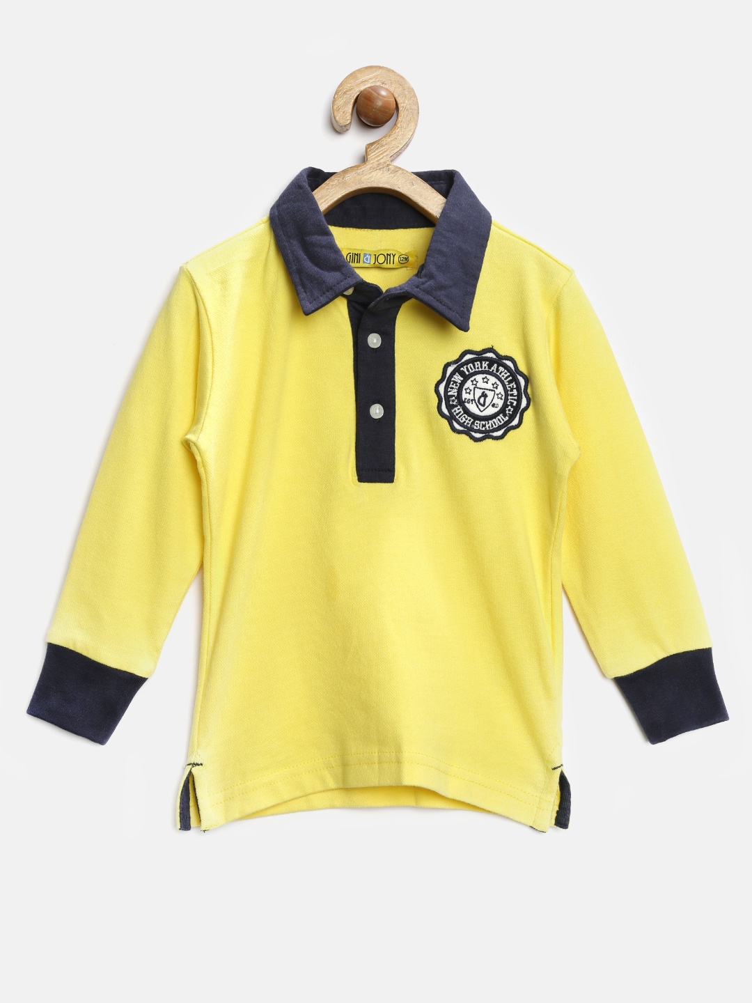 

Gini and Jony Boys Yellow Polo T-shirt