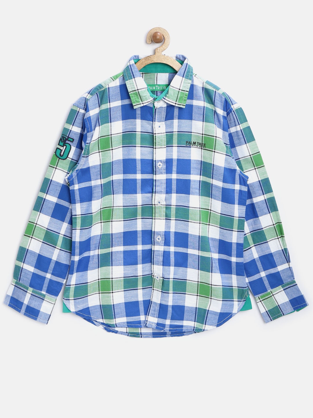 

Palm Tree by Gini & Jony Boys Blue Checked Shirt