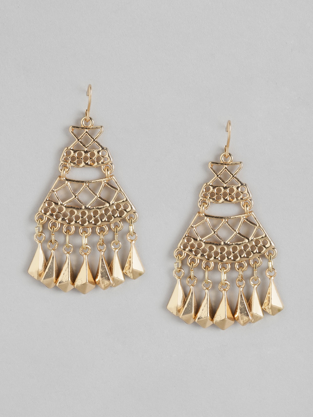 

Anouk Gold-Plated Etching Kite Drop Earrings