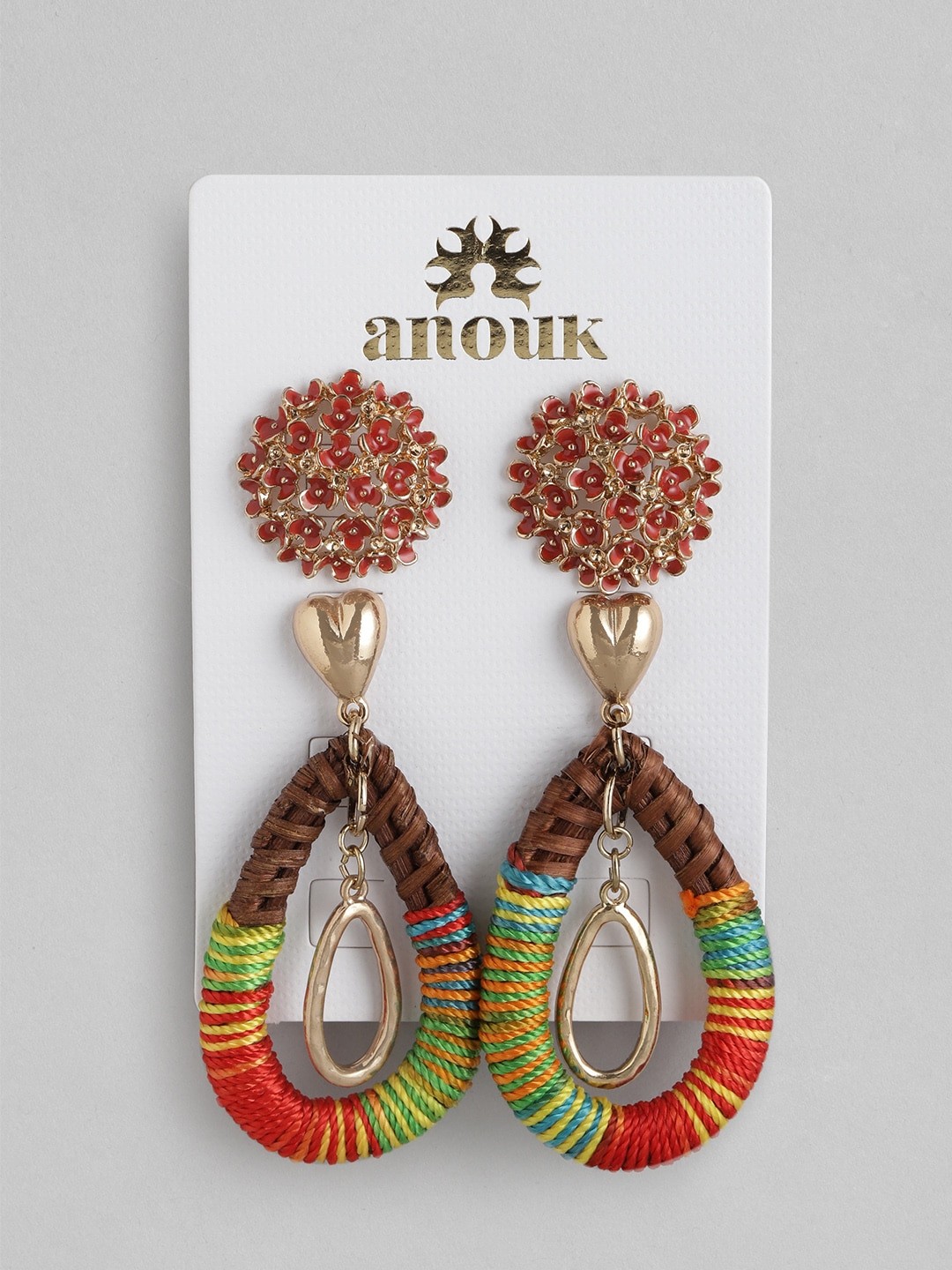

Anouk Set of 2 Gold-Plated Earrings, Multi