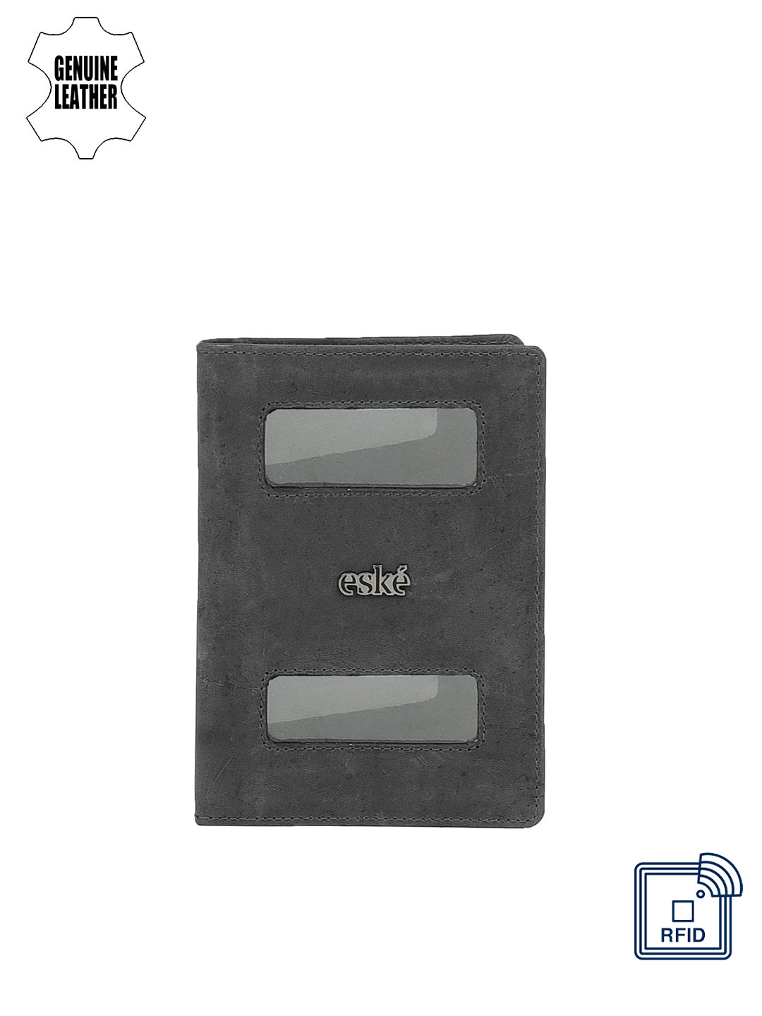 

Eske Women Grey Genuine Leather Passport Holder