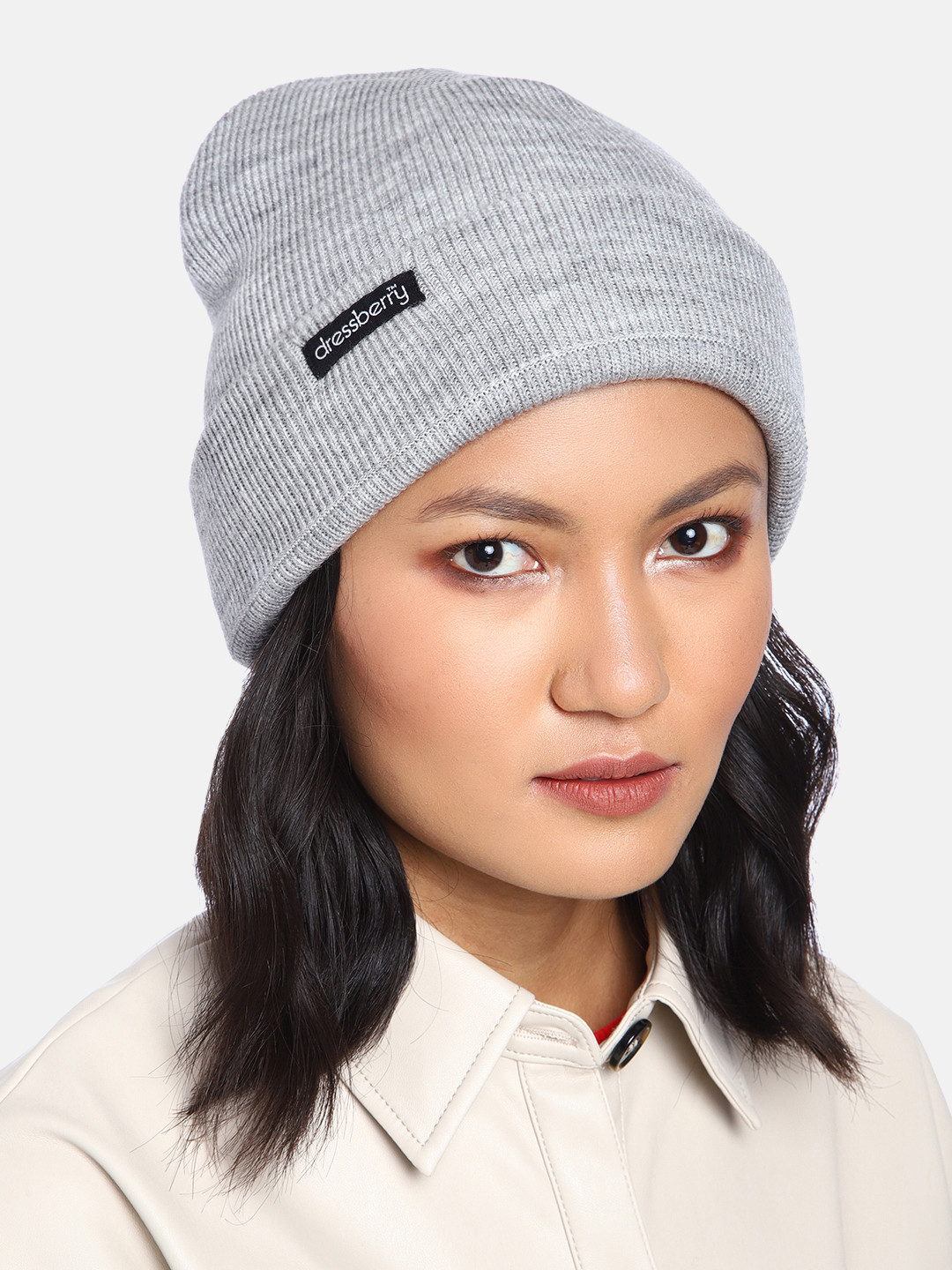 

DressBerry Women Grey Beanie