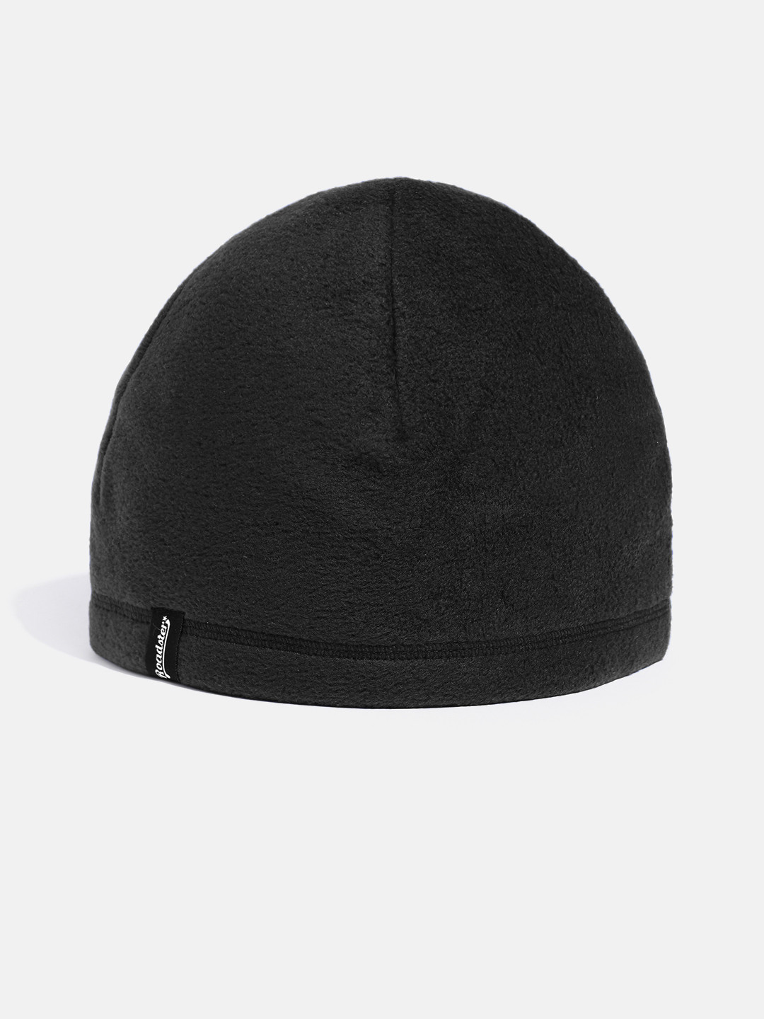 

Roadster Unisex Black Solid Beanie